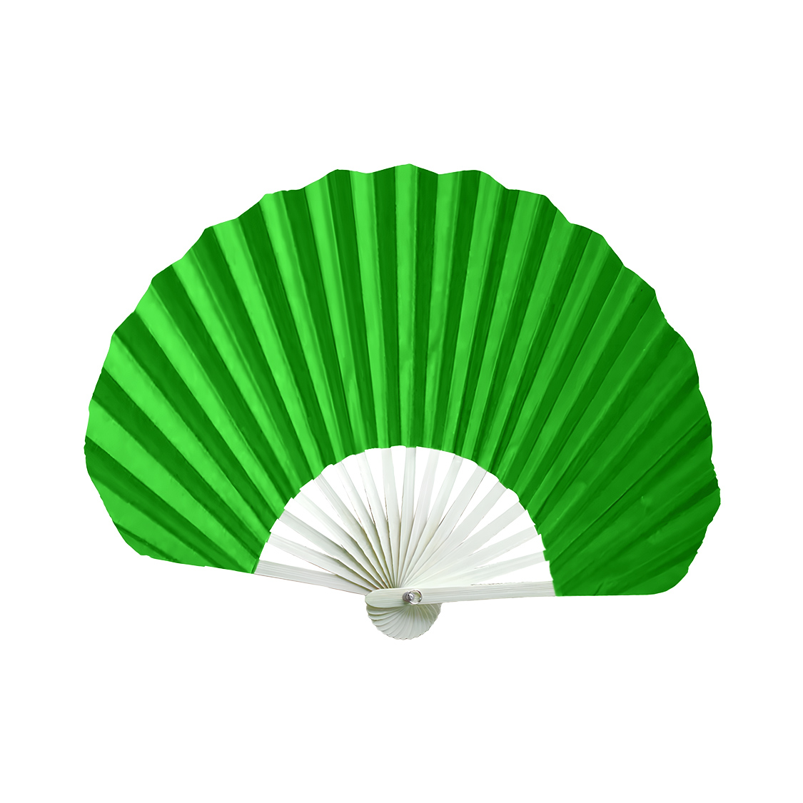 Bamboo Summer Folding Hand Fan - Satin Cloth 13