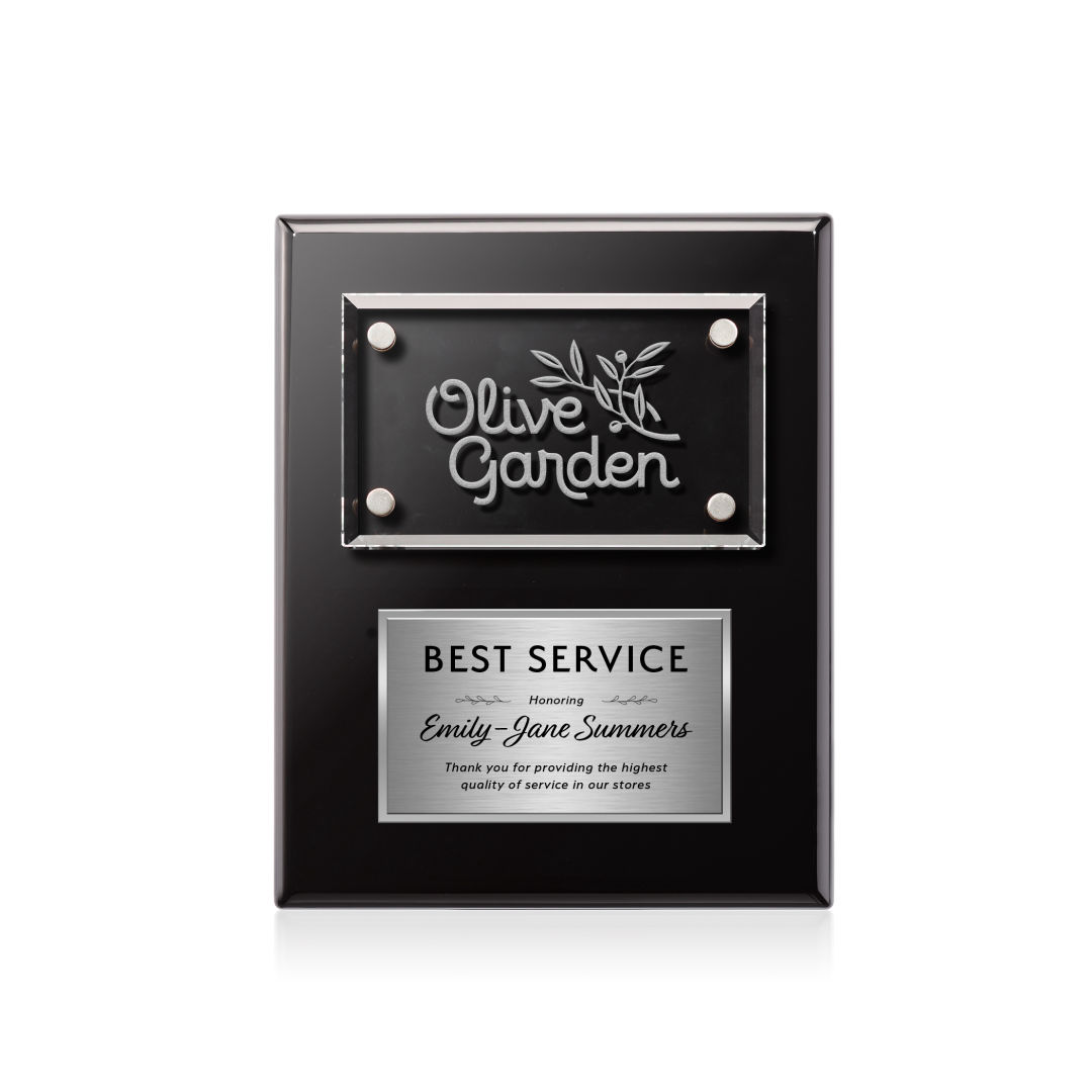 Gossamer Plaque - Black/Silver