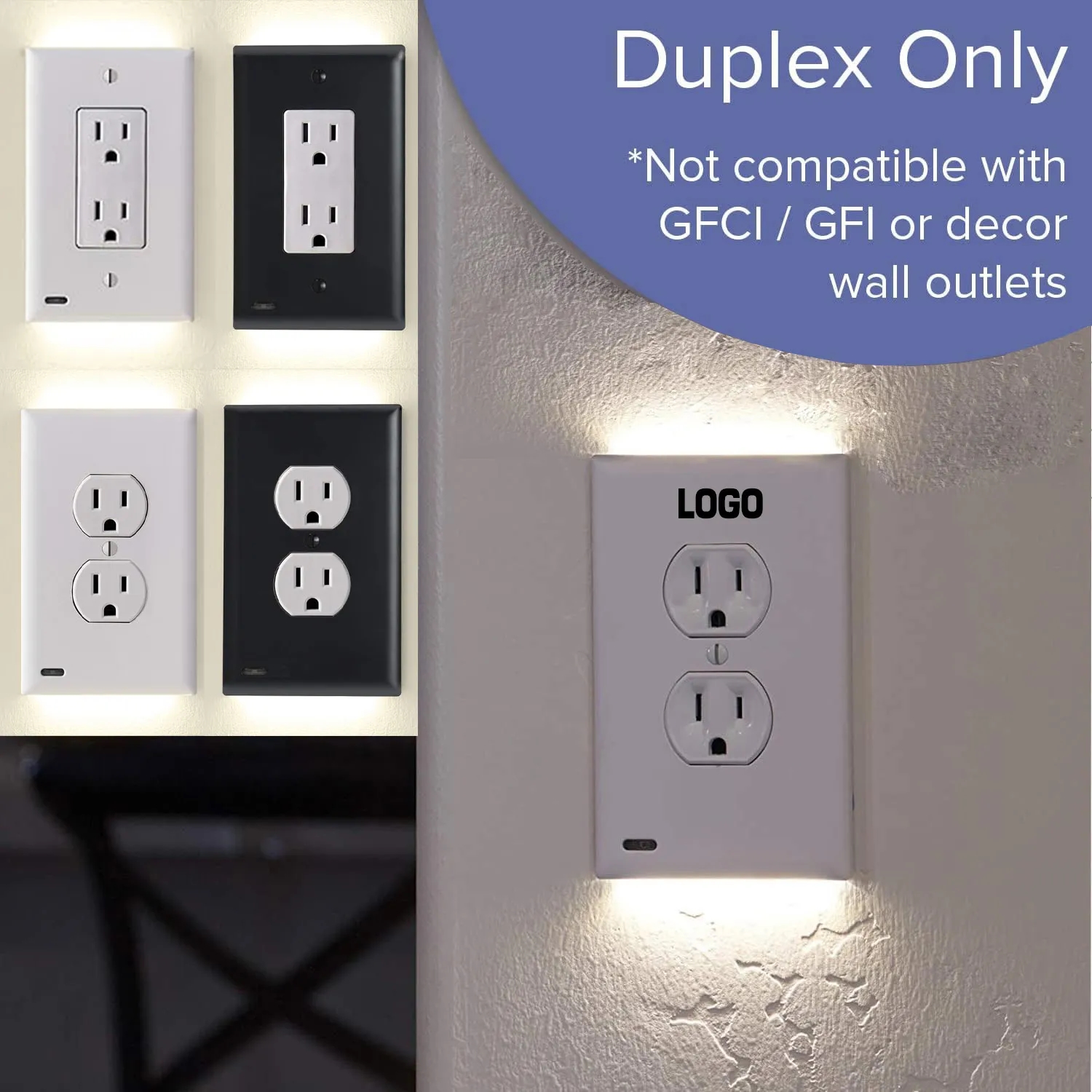 LED Outlet Cover Night Light 7