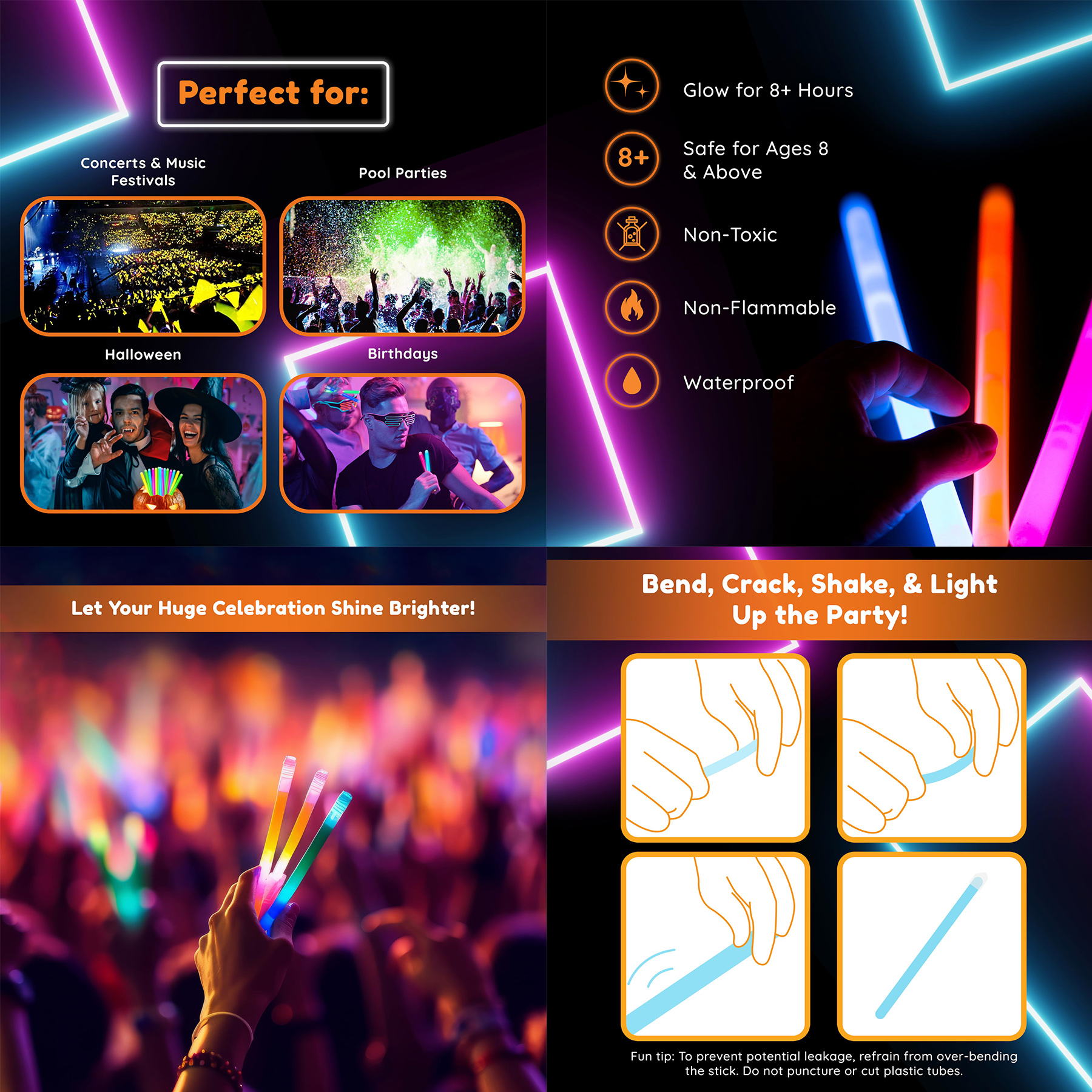 Glow in The Dark Sticks 3