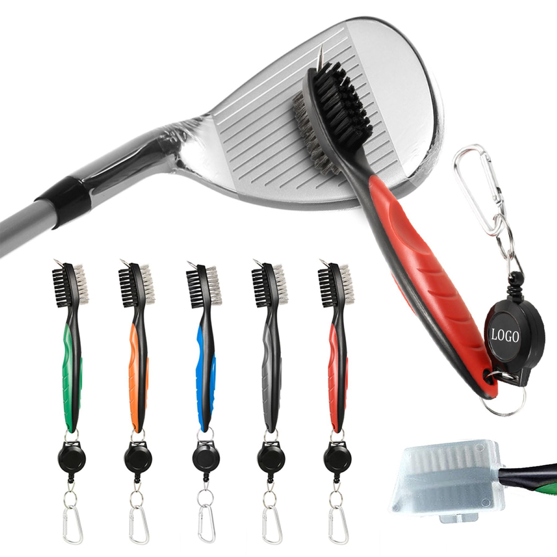 Golf Club Brush And Club Groove Cleaner