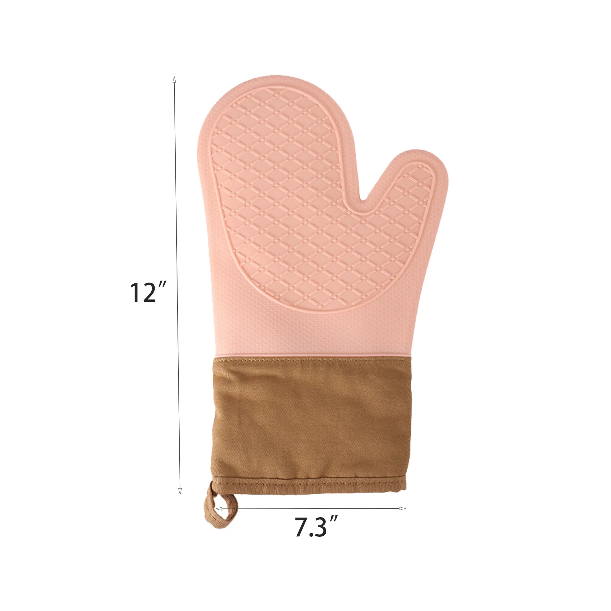 Dual-Color Silicone Oven Mitt 10