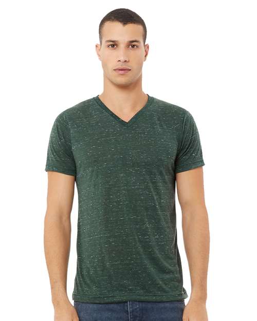 Unisex Textured Jersey V-Neck Tee - 3655 85