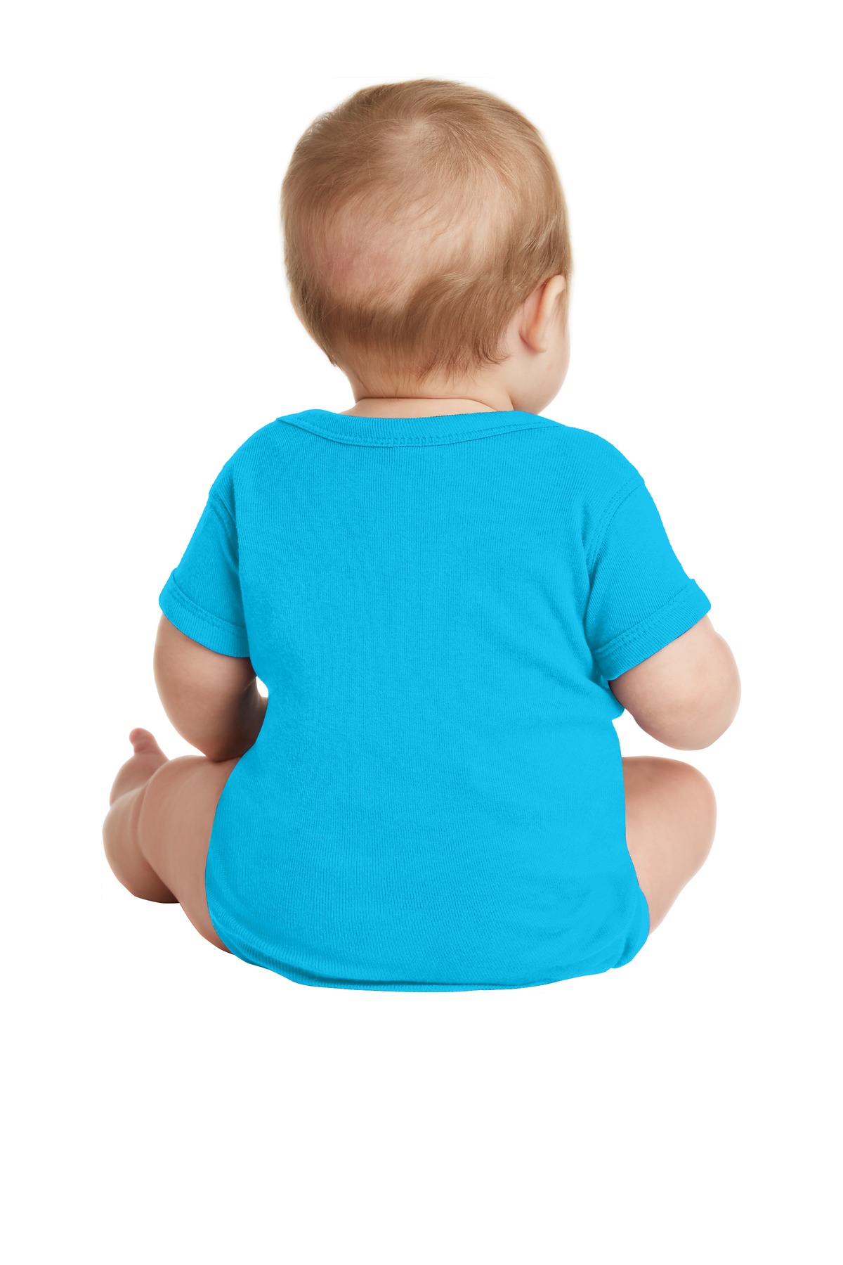 Rabbit Skins Infant Short Sleeve Baby Rib Bodysuit. RS4400 90