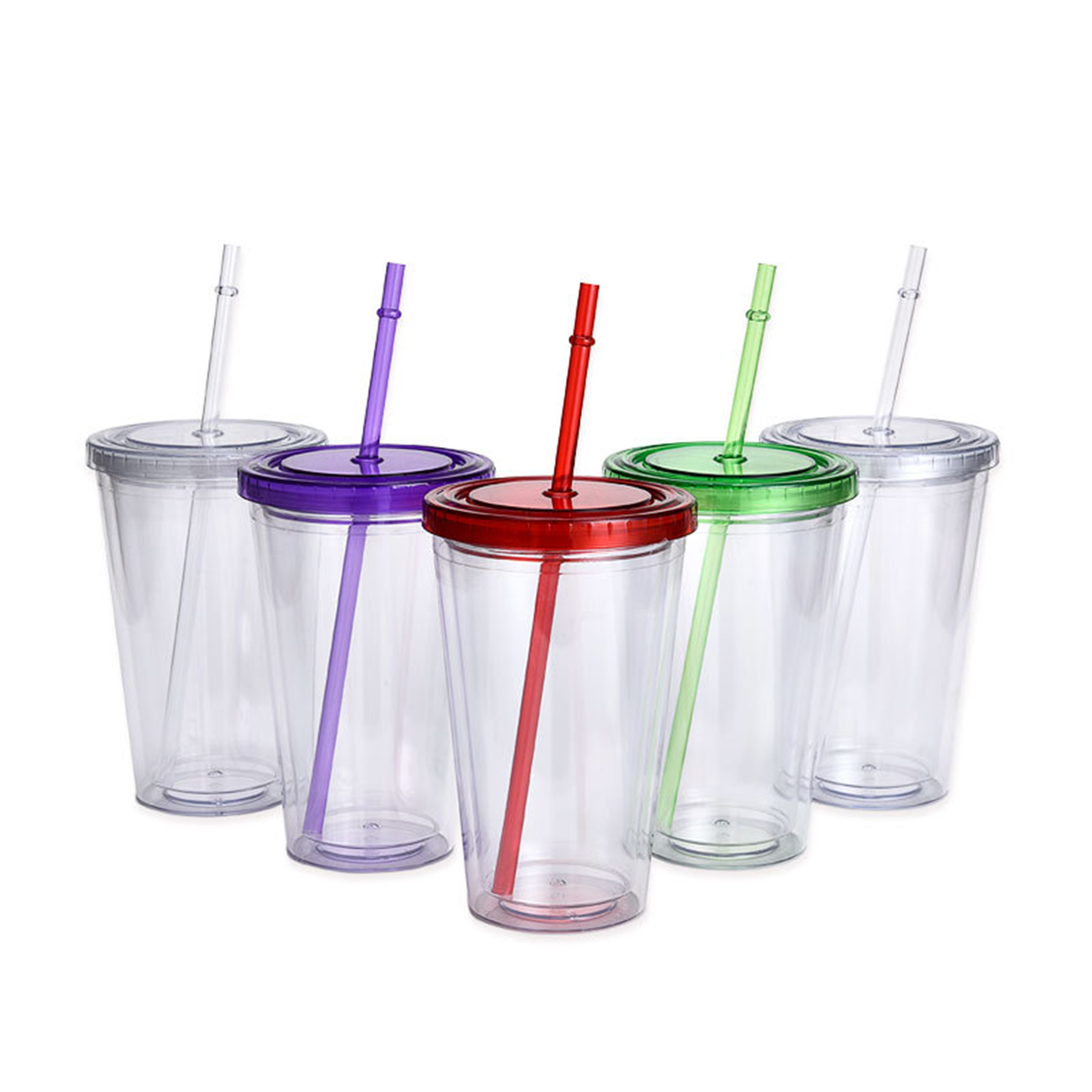 Light Up Multicolor LED To-Go Tumblers with Straw 2