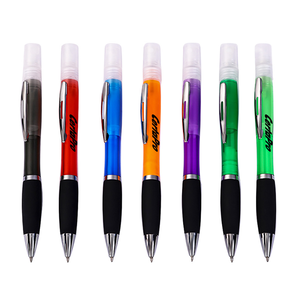 Portable Spray Hand Sanitizer Twist Ballpoint Pen 1