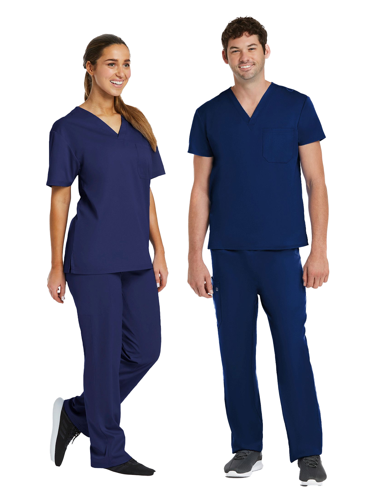 Maevn - Matrix - Unisex One-Pocket V-Neck and Two-Pocket Drawstring Cargo Scrub Set 6