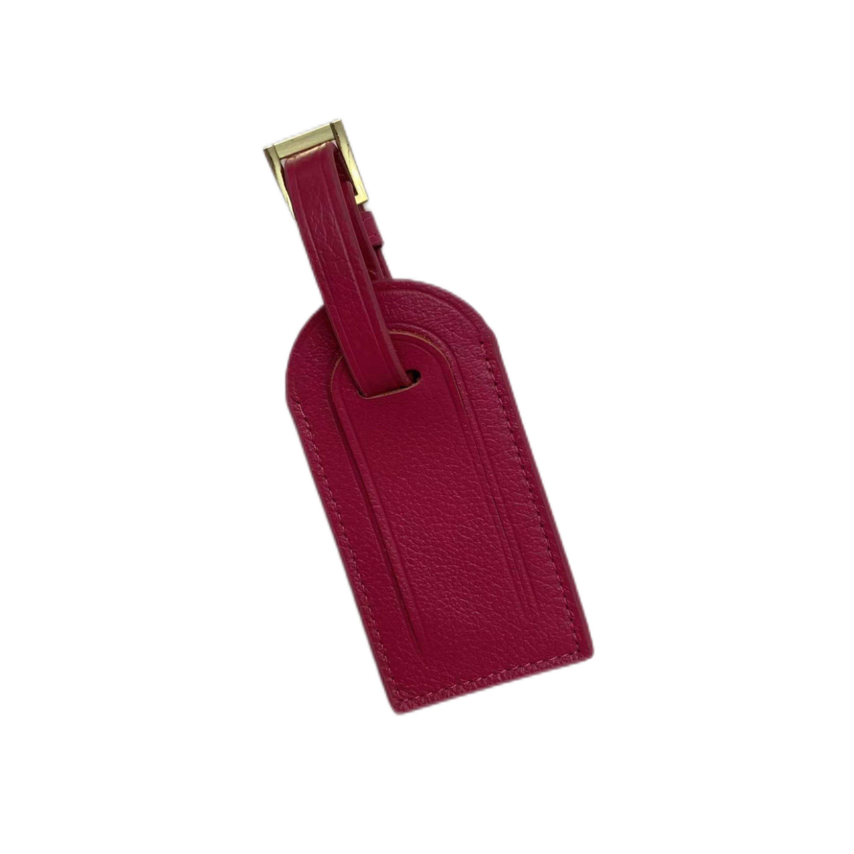Top Grain Genuine Leather Luggage Bag Tags, custom luggage tag with logo imprint 5