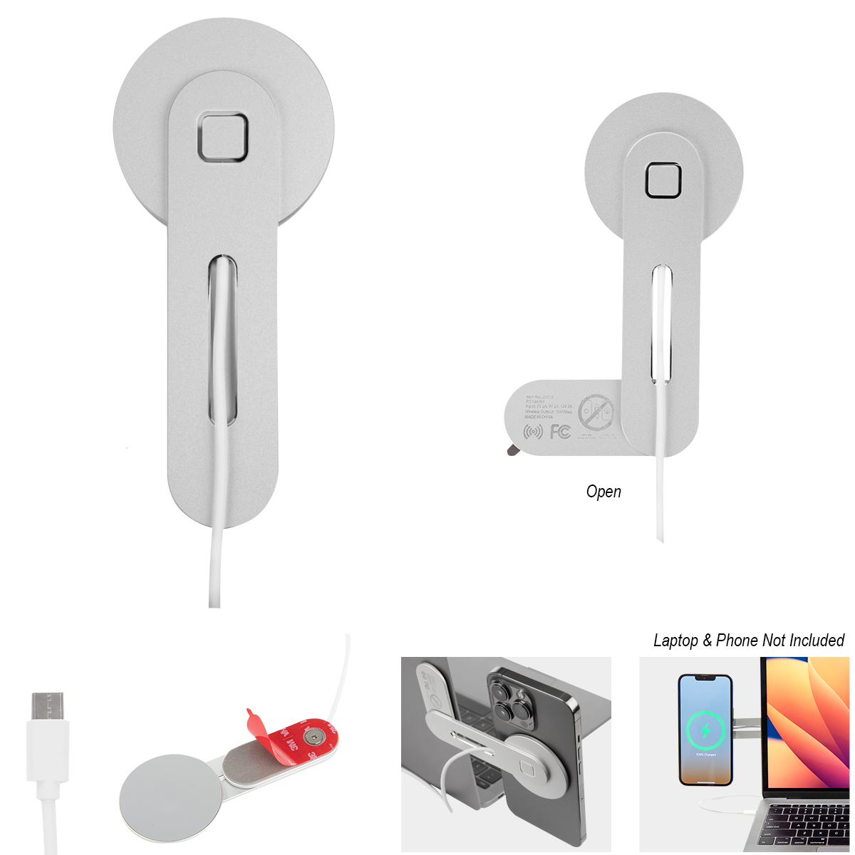 Mag Max Monitor Mount Wireless Charger 4