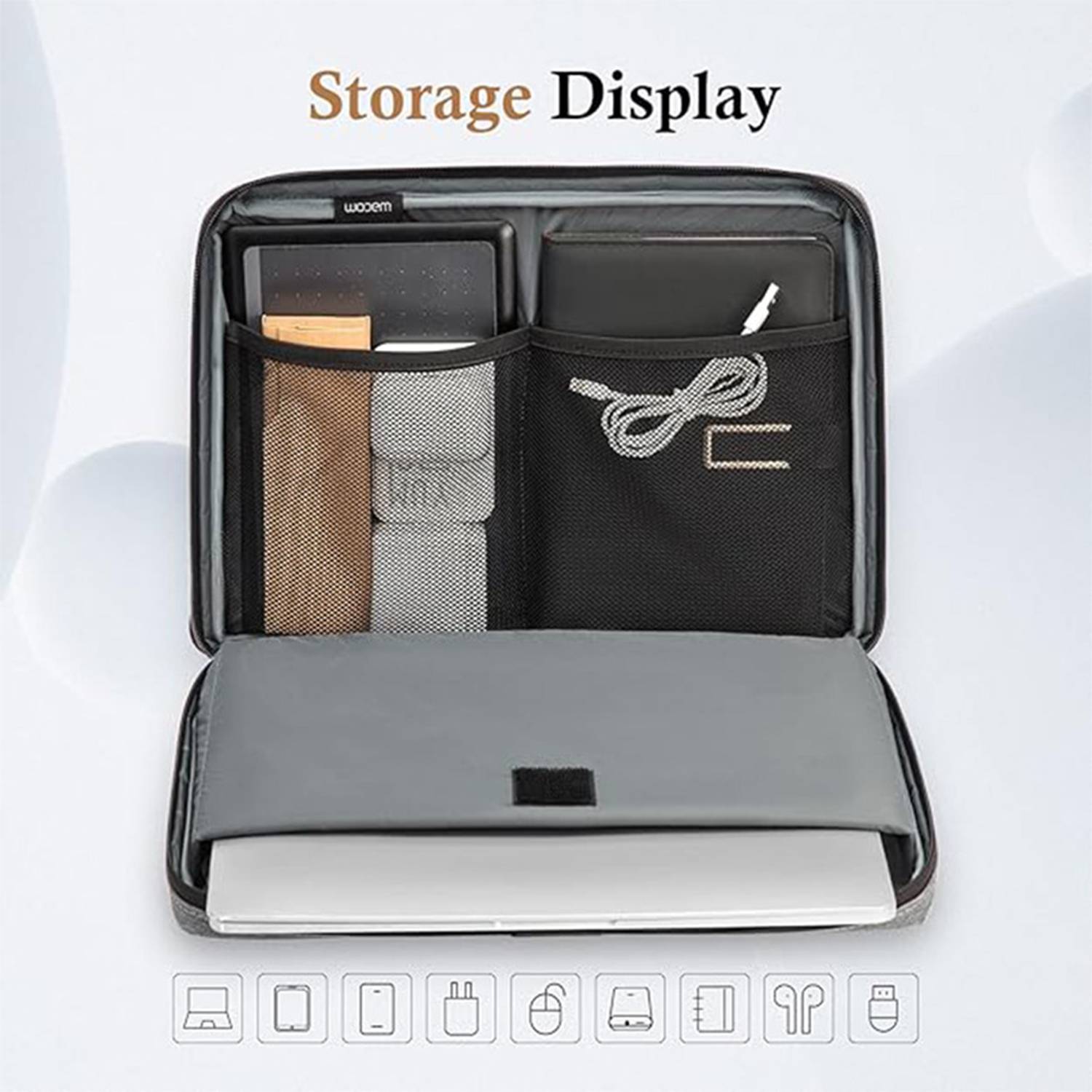 Waterproof Oxford Laptop Bag Briefcase 4