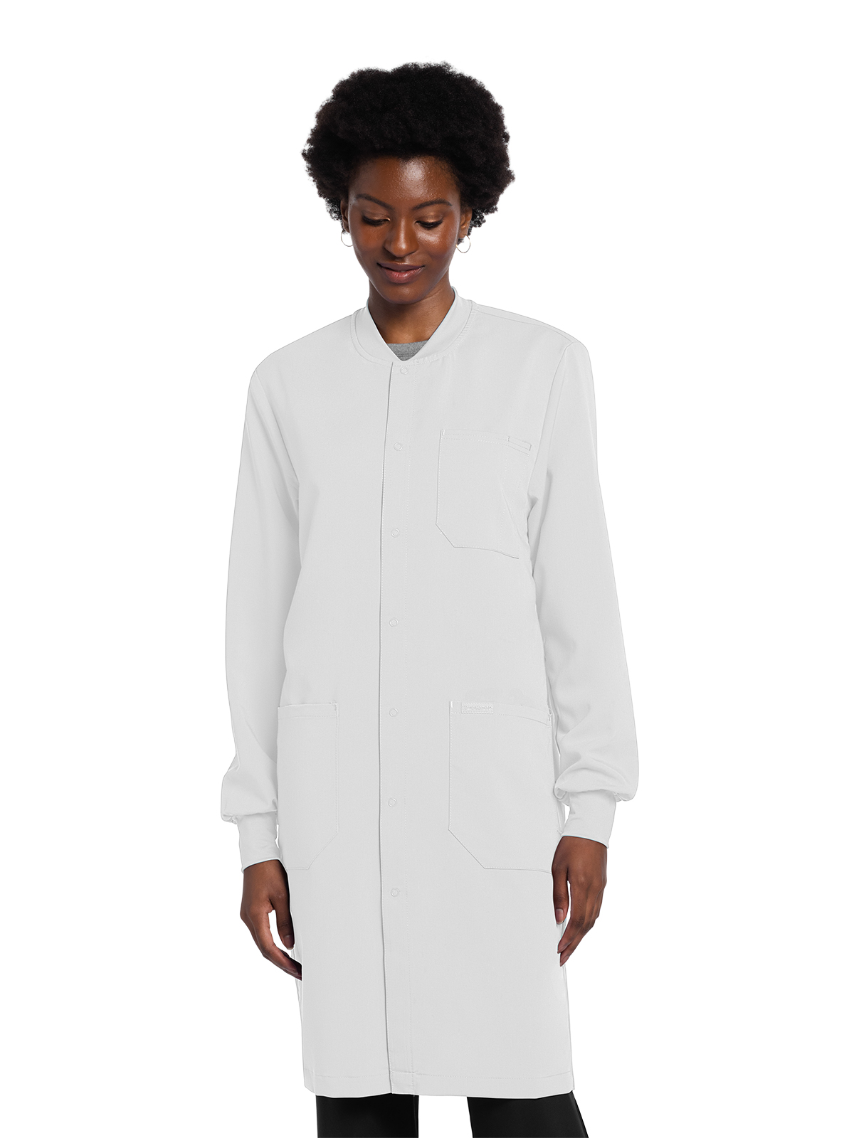 Cherokee - Project Lab - Unisex 3-Pocket 40" Full-Length Lab Coat 18