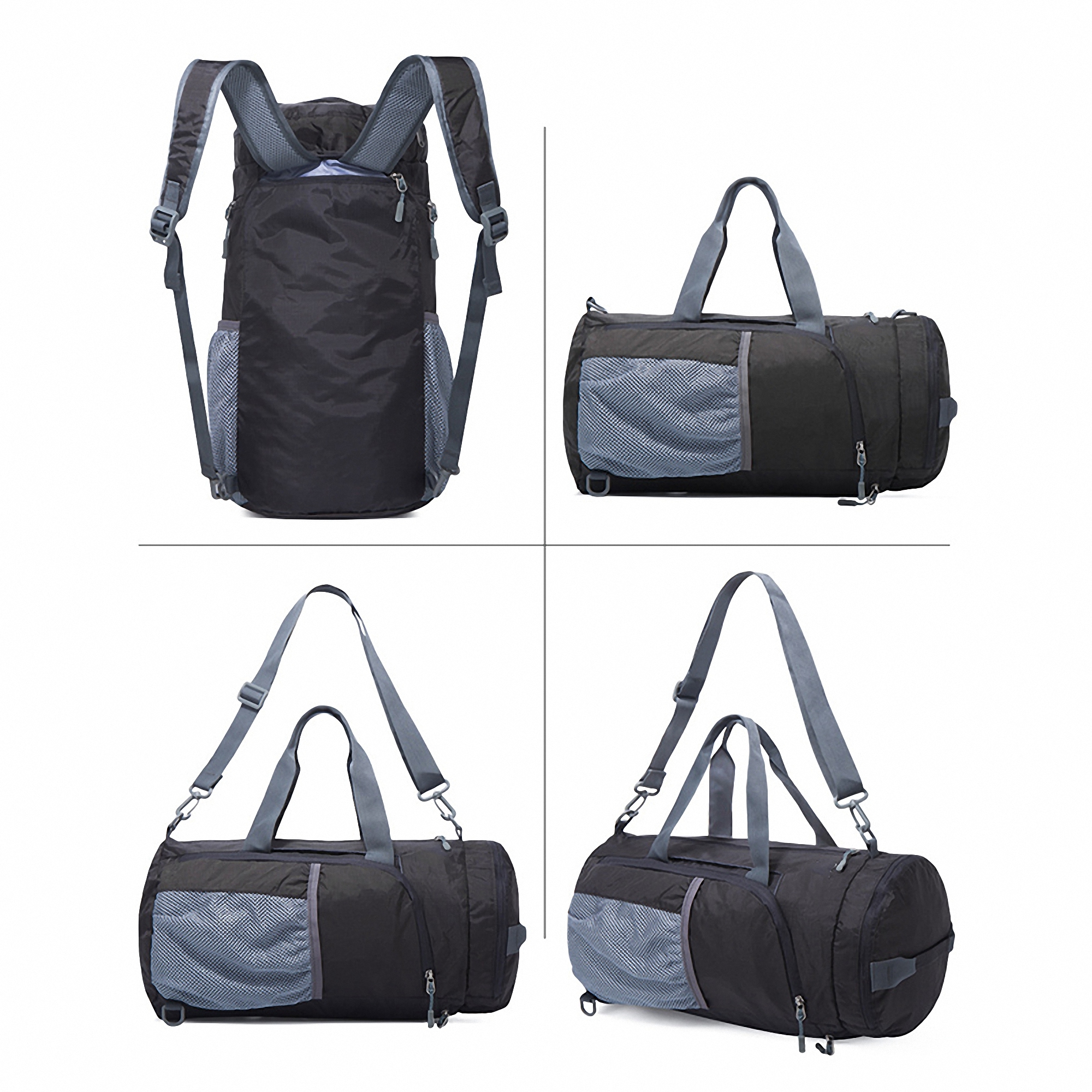 35L Foldable Sports Duffel Bag Backpack Combo 5