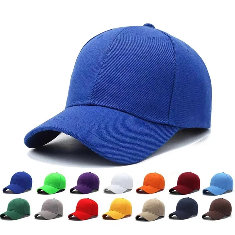 5 Panel Acrylic Fabric Baseball Caps 2