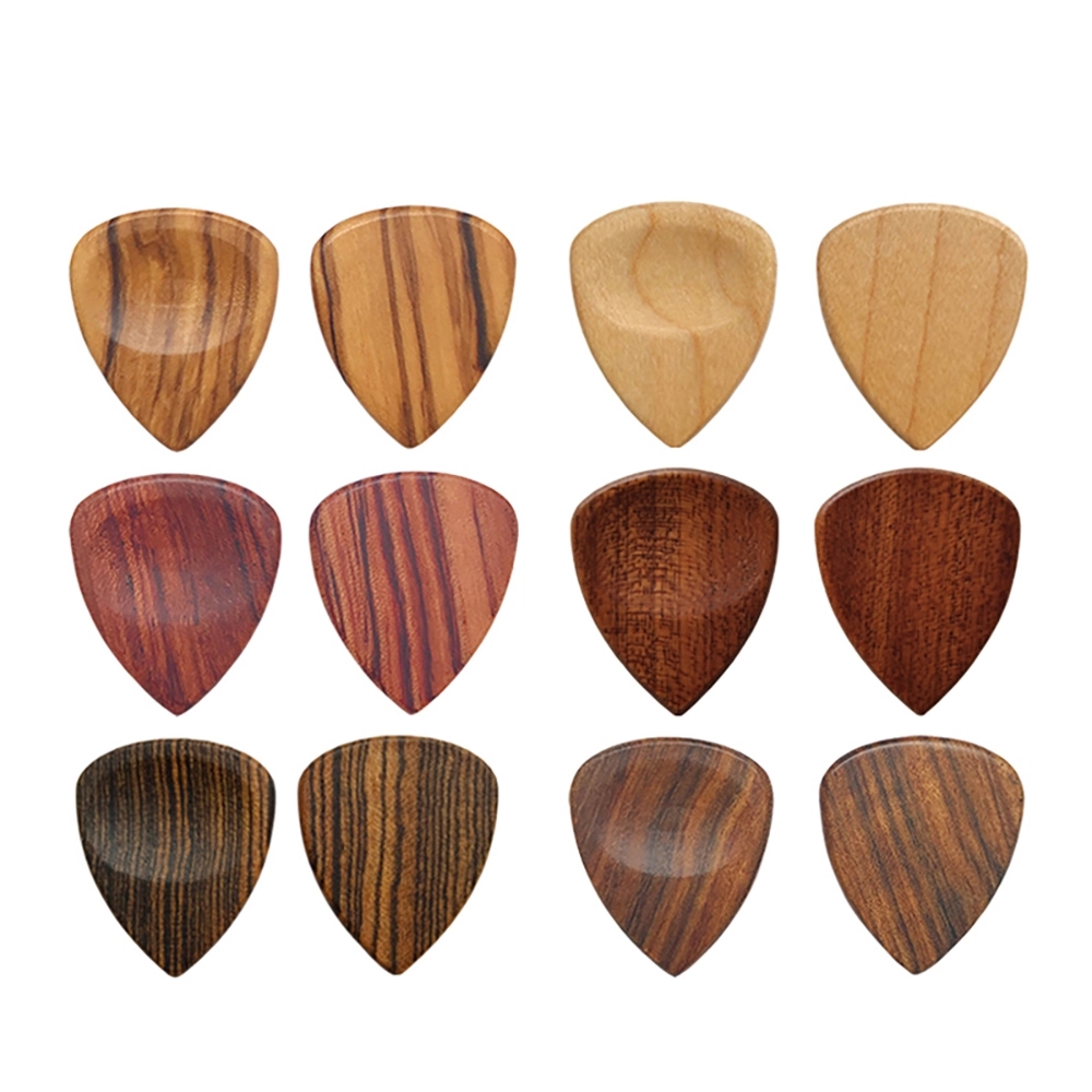 Wooden Guitar Pick 3