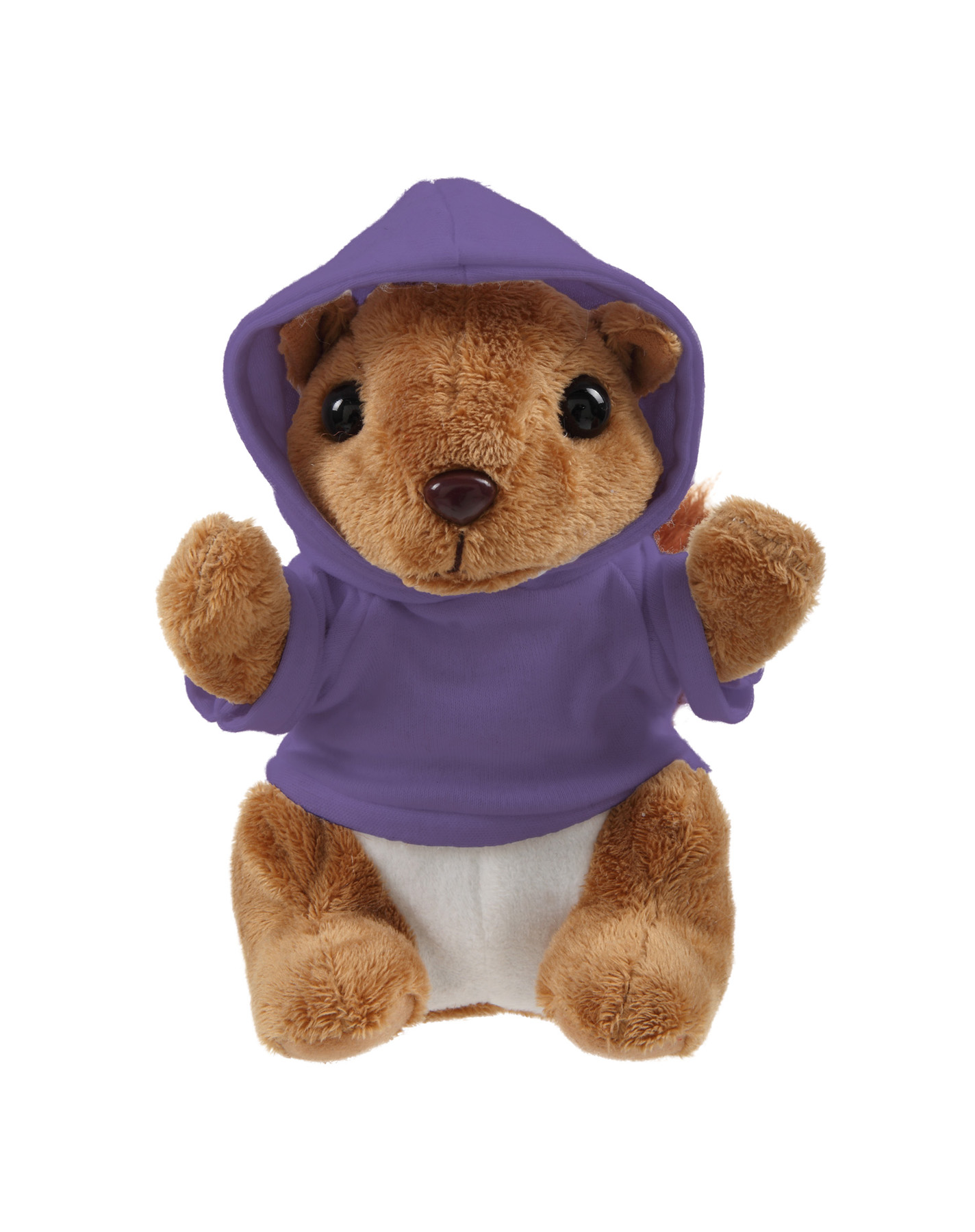 Soft Plush Sitting Squirrel wearing a Hoodie 2