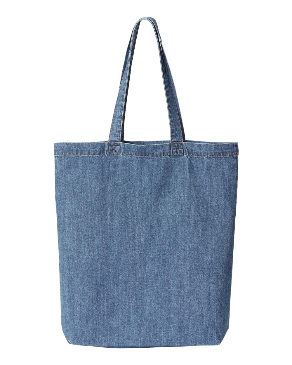 Cotton Denim Gusseted Tote Bag - 7761A, custom tote bag with logo imprint 6