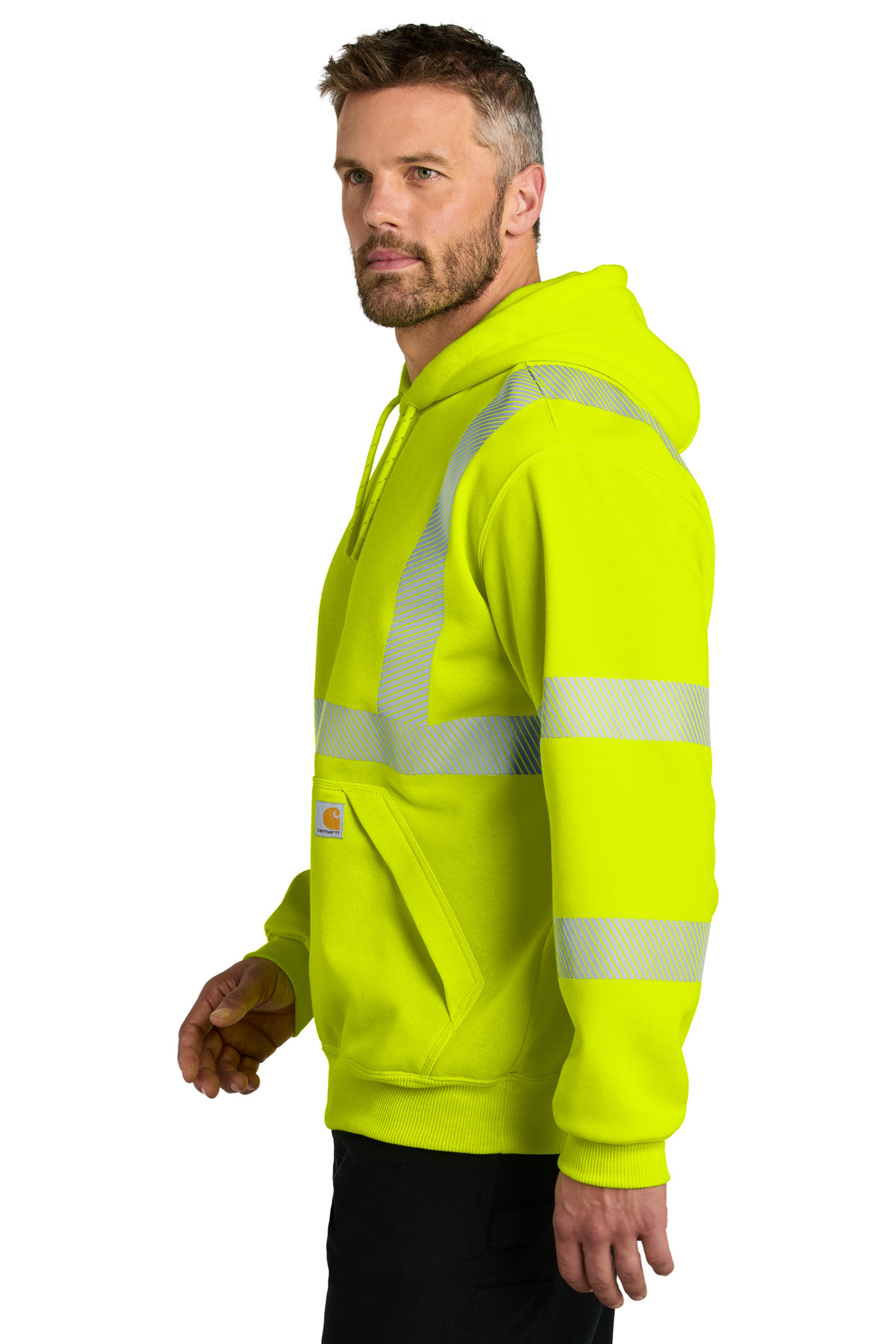 Carhartt ANSI 107 Class 3 Hooded Sweatshirt CT104987, custom hoodie or sweatshirt with logo imprint 5