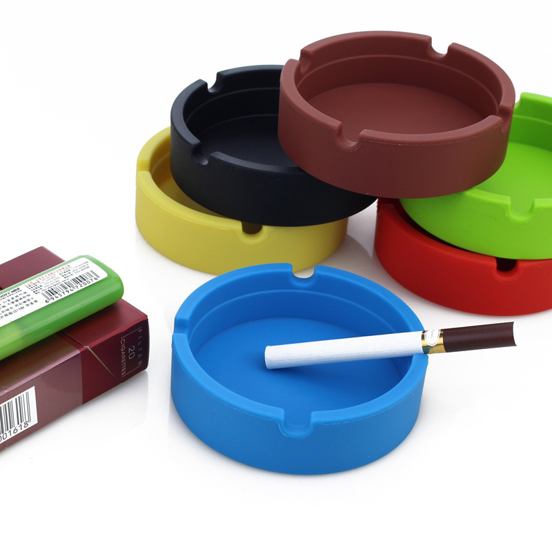 Round Silicone Ashtray 4