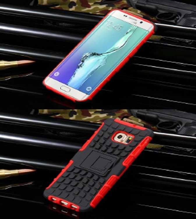iBank ® Samsung Galaxy S6 Edge Shockproof Case with Belt Clip & Kickstand 2