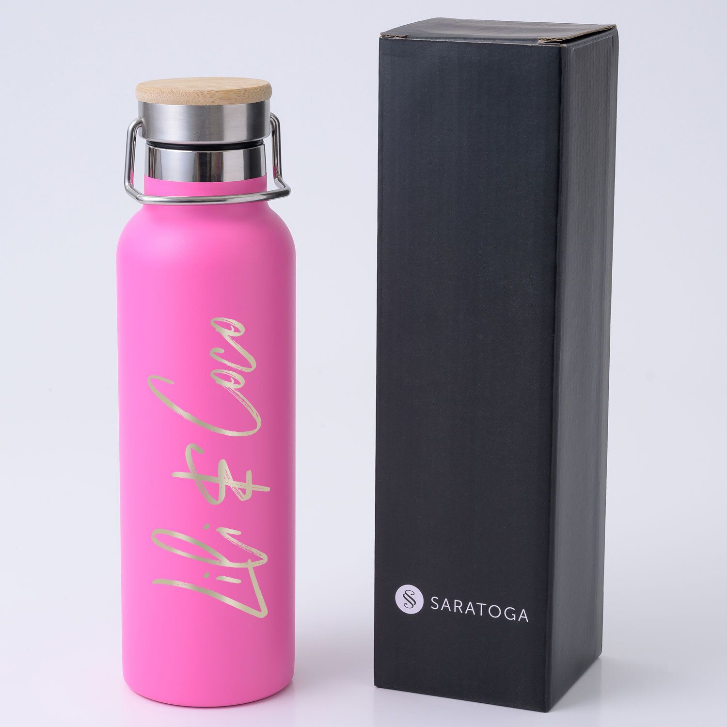 SARATOGA SPIRIT BRITE STAINLESS WATER BOTTLE 20 OZ 6
