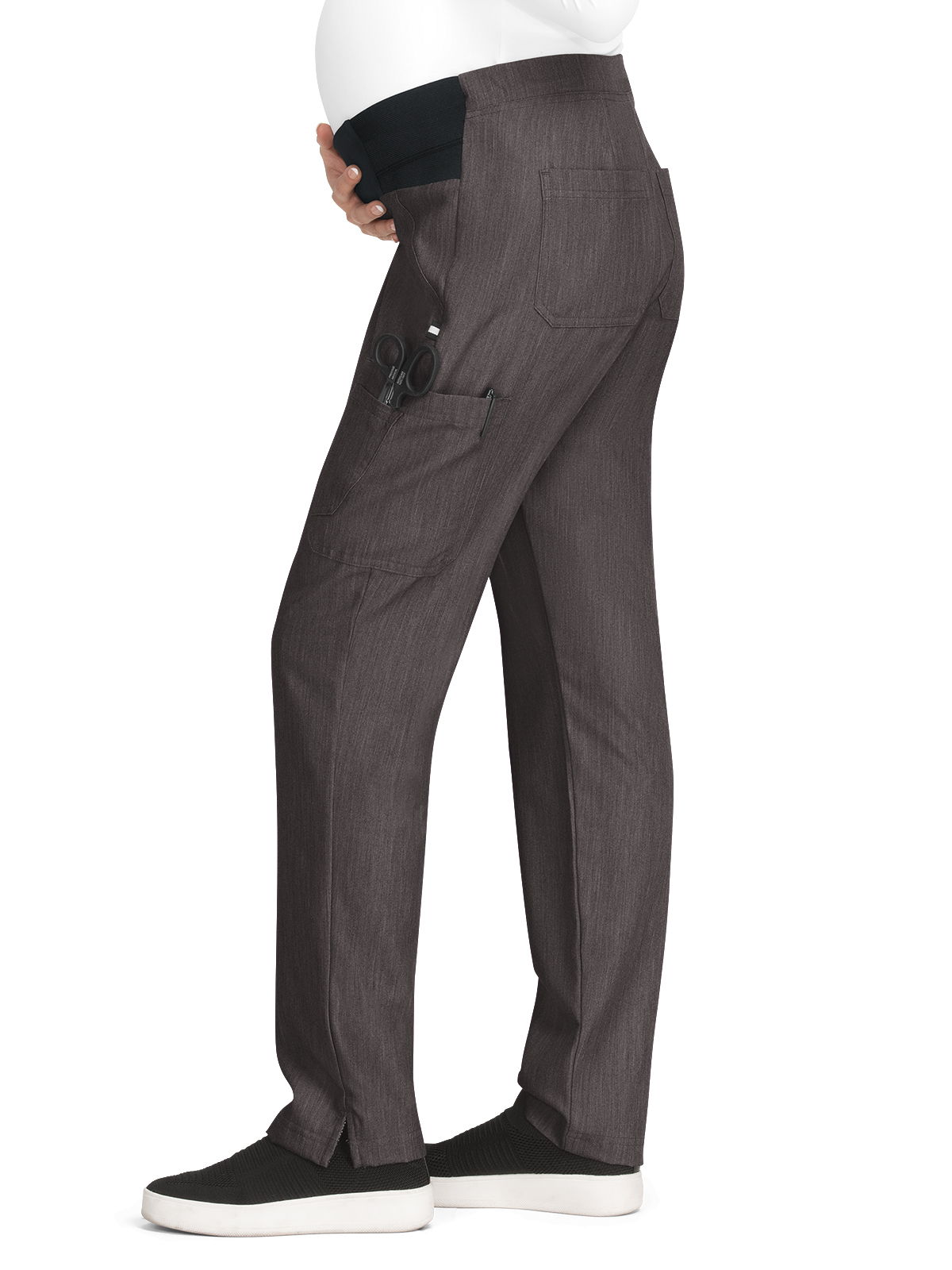koi - Next Gen - Women's Eight-Pocket Maternity On the Move Pant 1