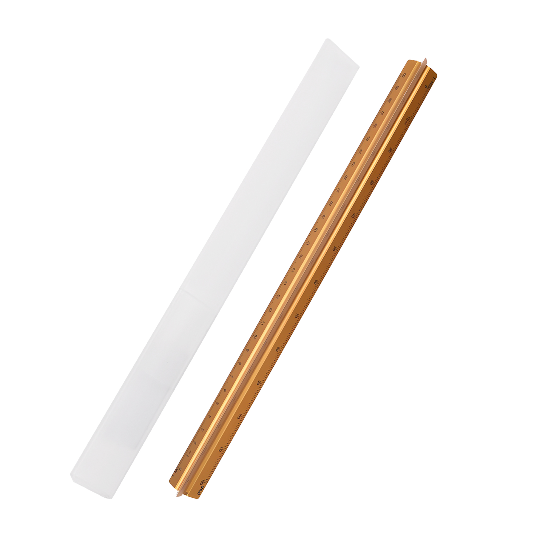 12'' Plastic Triangular Engineer Scale With PP Packing Box 3