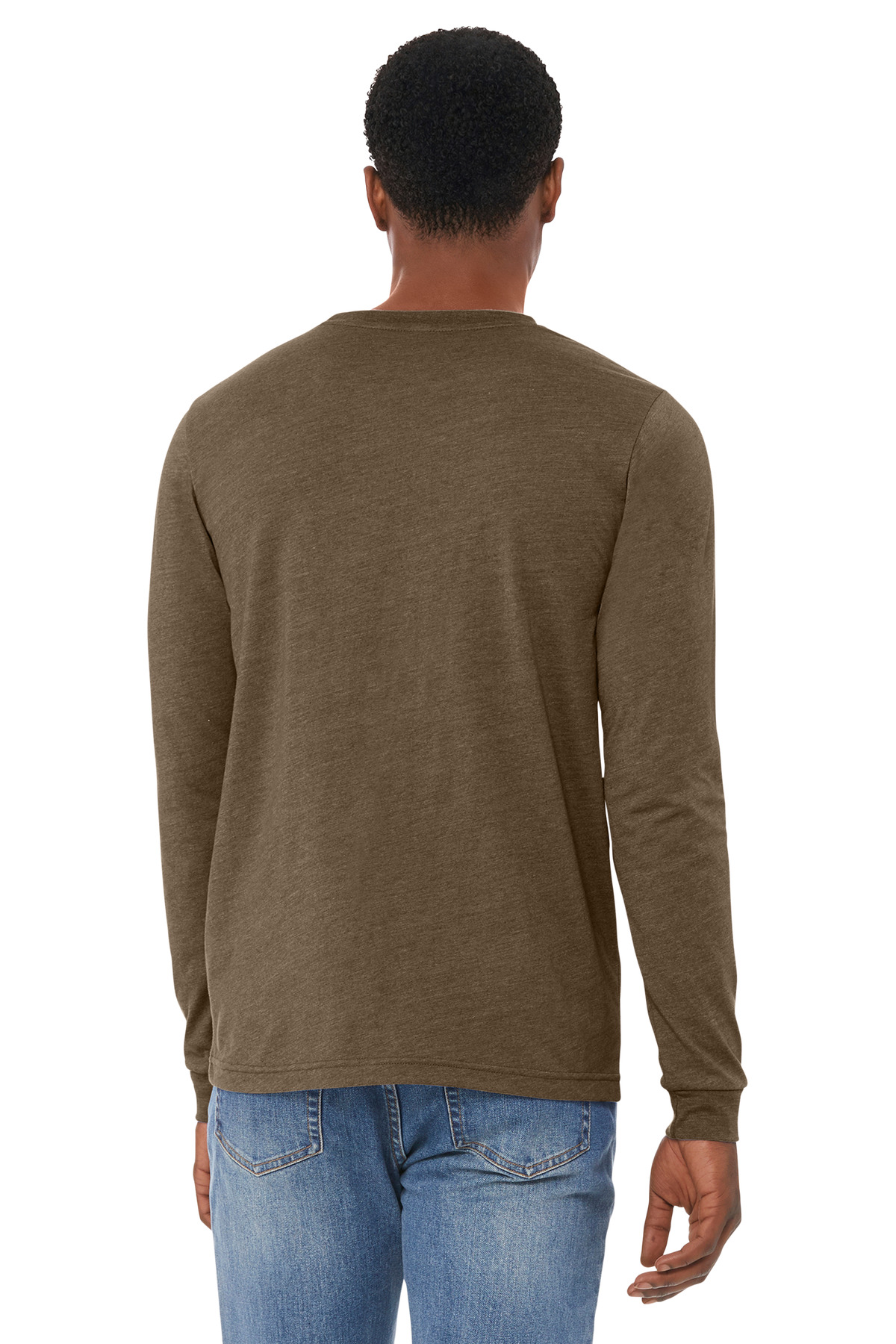 BELLA+CANVAS Unisex Heather CVC Long Sleeve Tee BC3501CVC 100