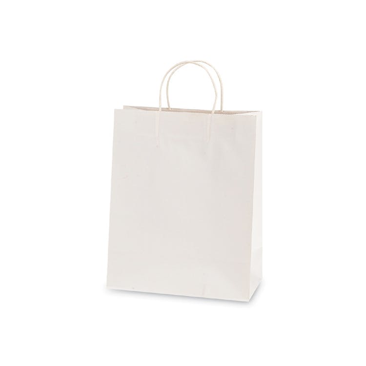 Medium Gift Bags - White 8" x 10" x 4" 2