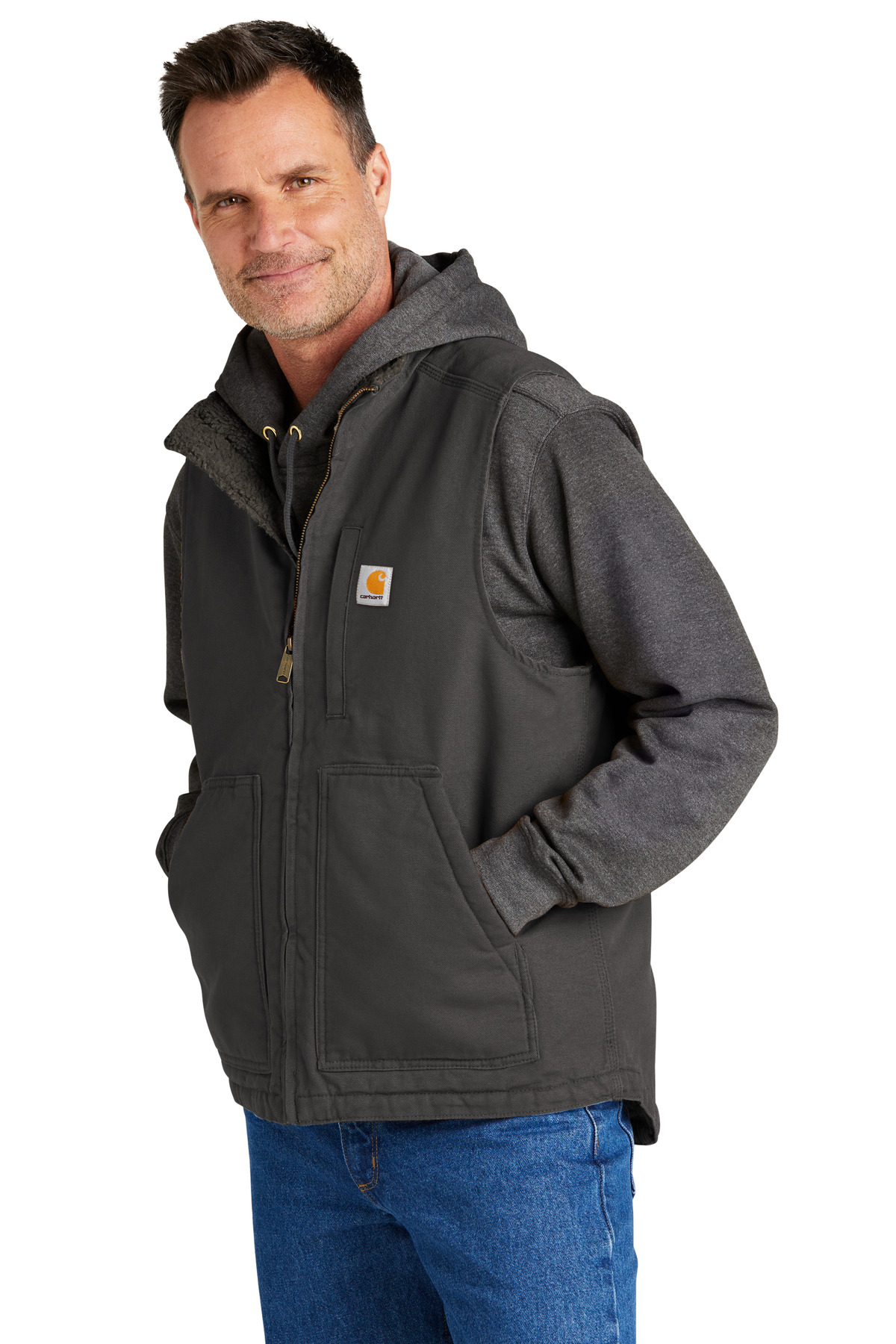 Carhartt Sherpa-Lined Mock Neck Vest CT104277 29