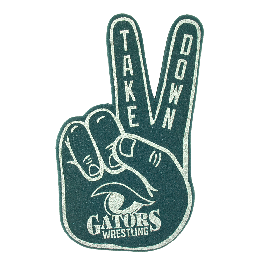 17.5" Peace/Victory Foam Mitt 5