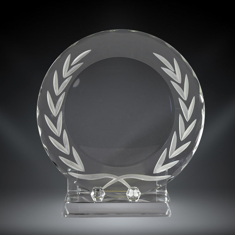 Wreath Crystal Plate 1