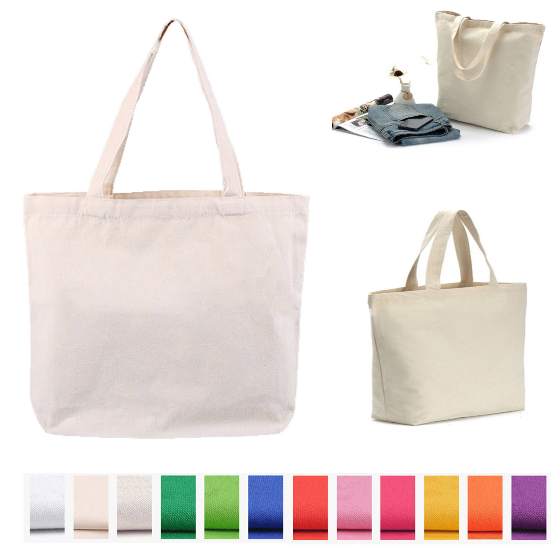 Custom Canvas Tote Bag, custom tote bag with logo imprint 1