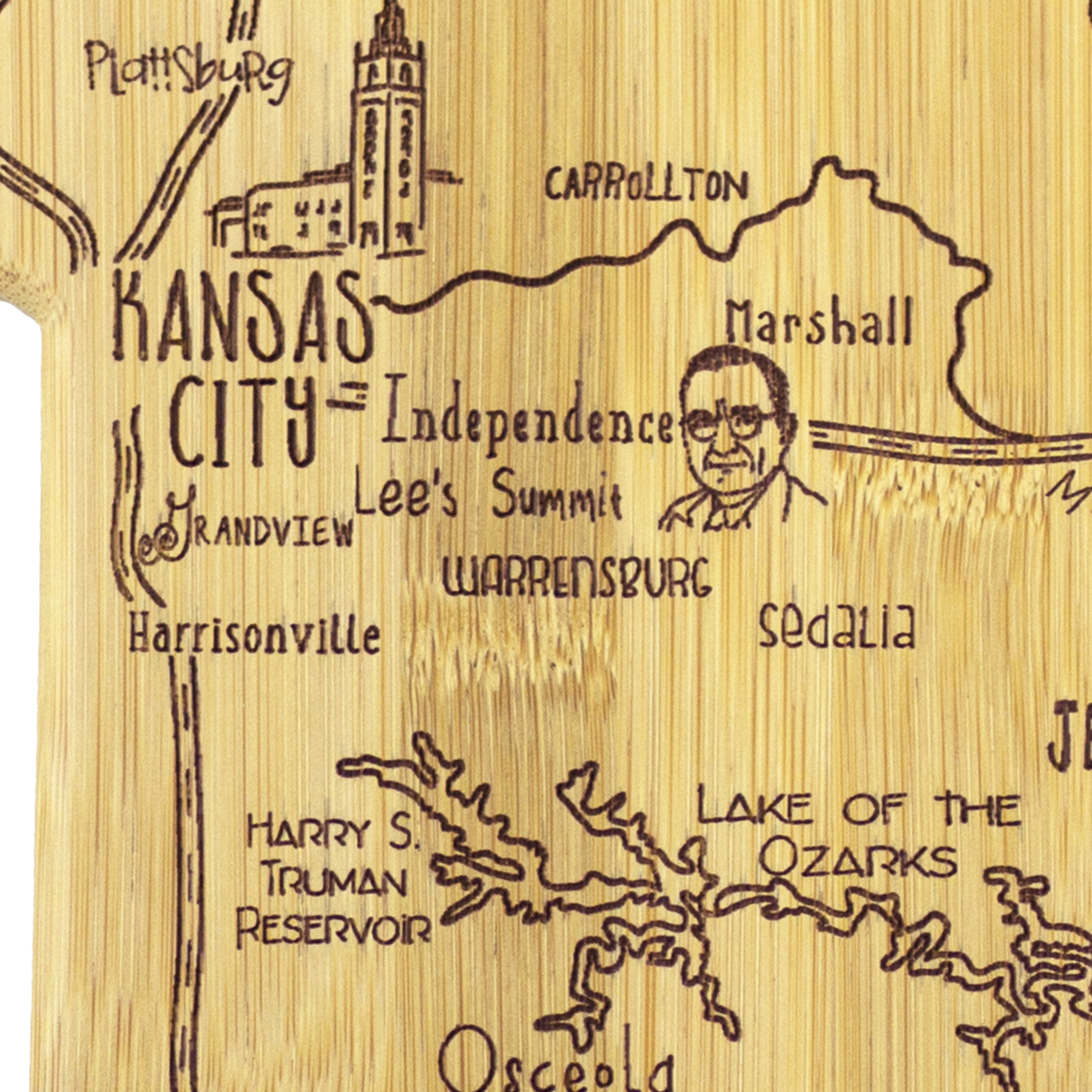 Destination Missouri Cutting & Serving Board 3