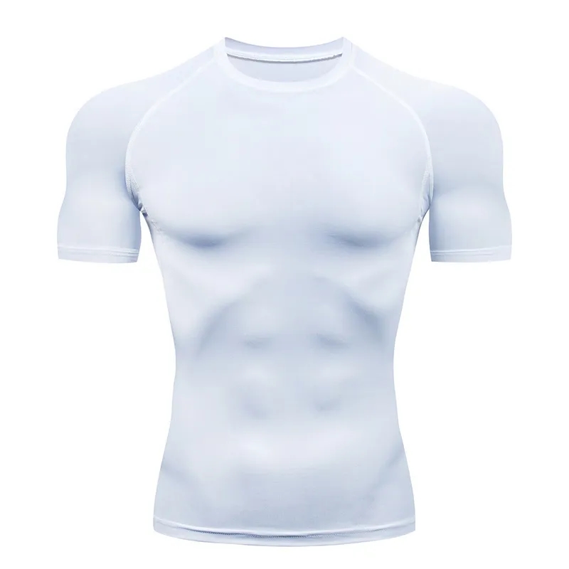 Compression Shirts Short Sleeve Cool Dry Sports Athletic Wor 8