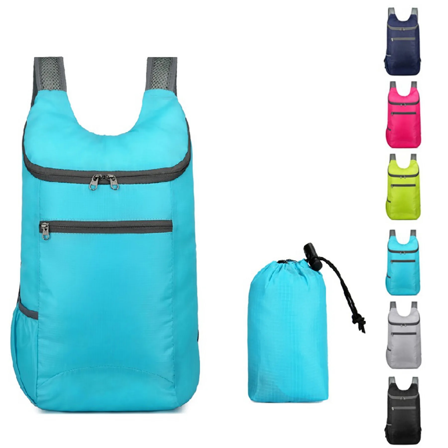 Waterproof Folding Backpack Polyester Bag 4