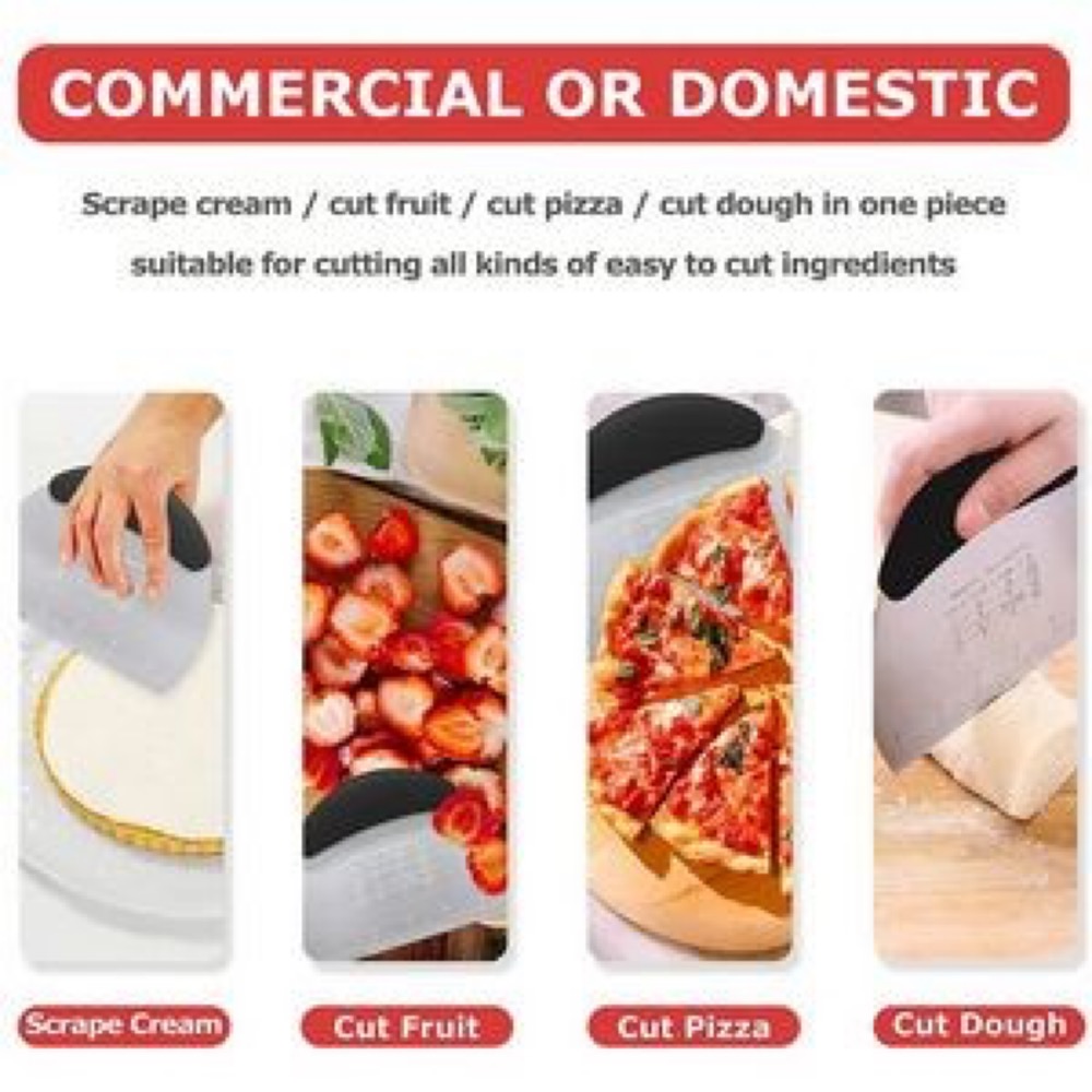 Stainless Steel Pastry Scraper Cutter 10