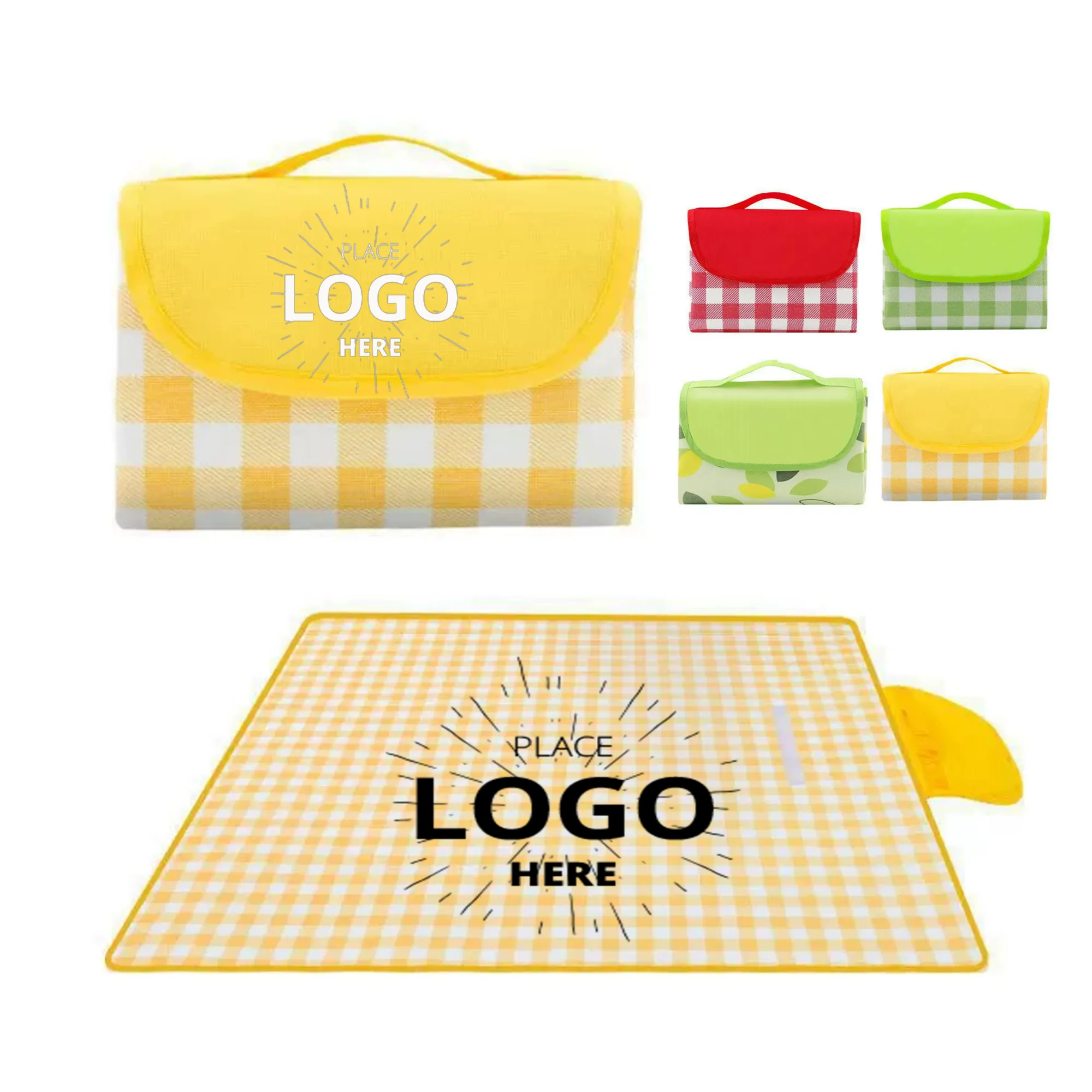 Custom Picnic Beach Folding Blanket 5