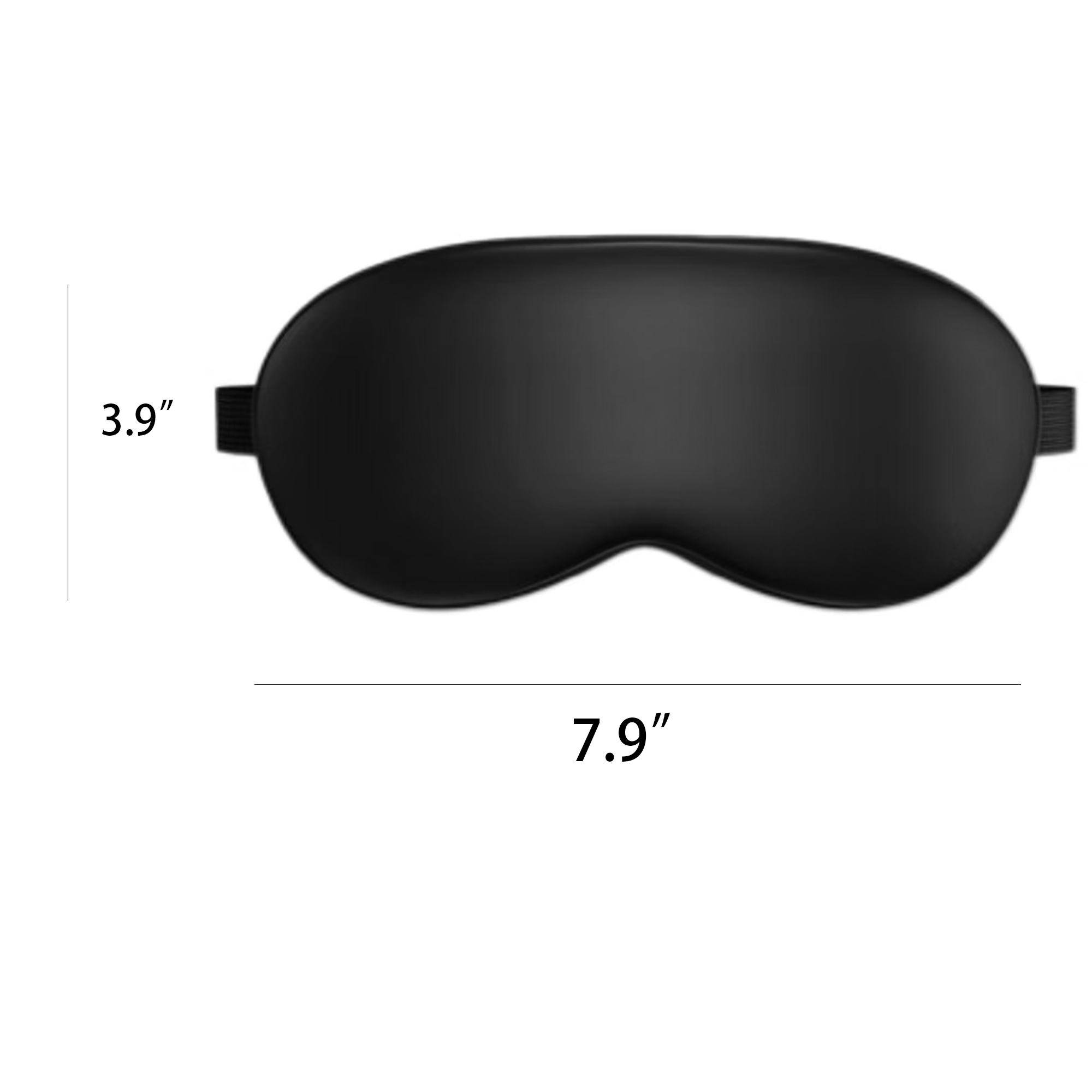 Dual-Sided Synthetic Silk Total Darkness Blindfold 2