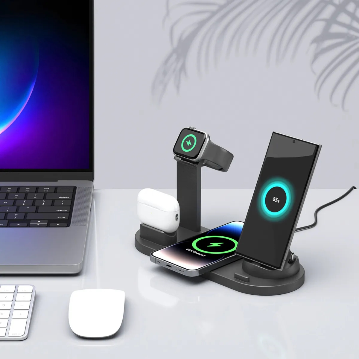 4 in 1 Wireless Charging Station for Multiple Devices 5