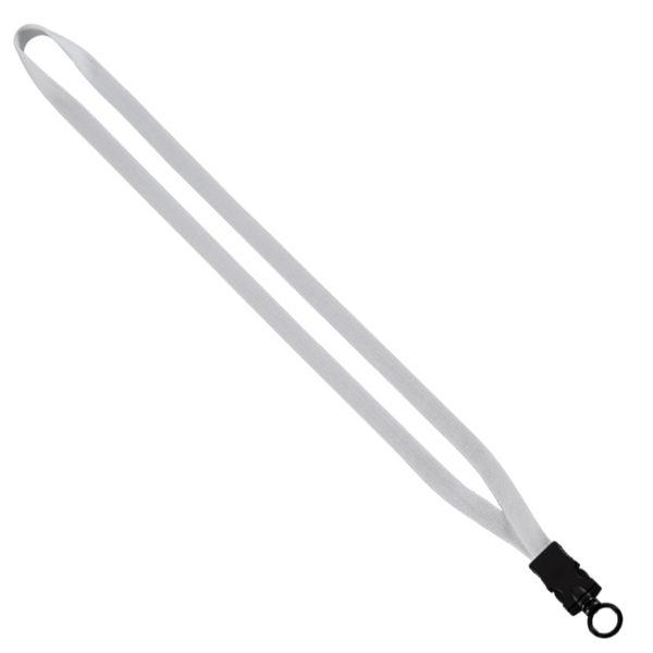 1/2" Cotton Lanyard with Plastic Snap-Buckle Release & O-Ring 13