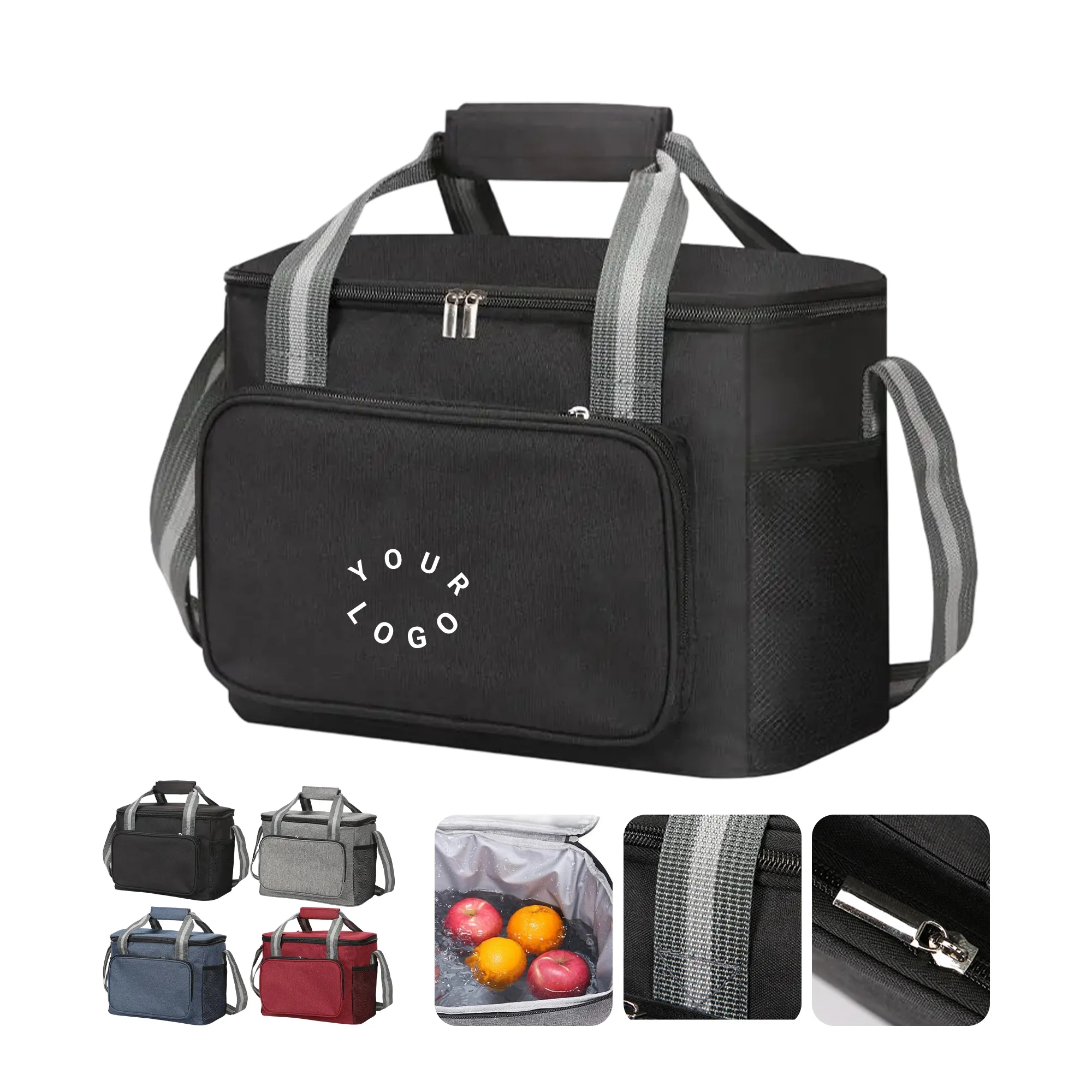 Spacious Thermal Tote with Smooth Zipper 1