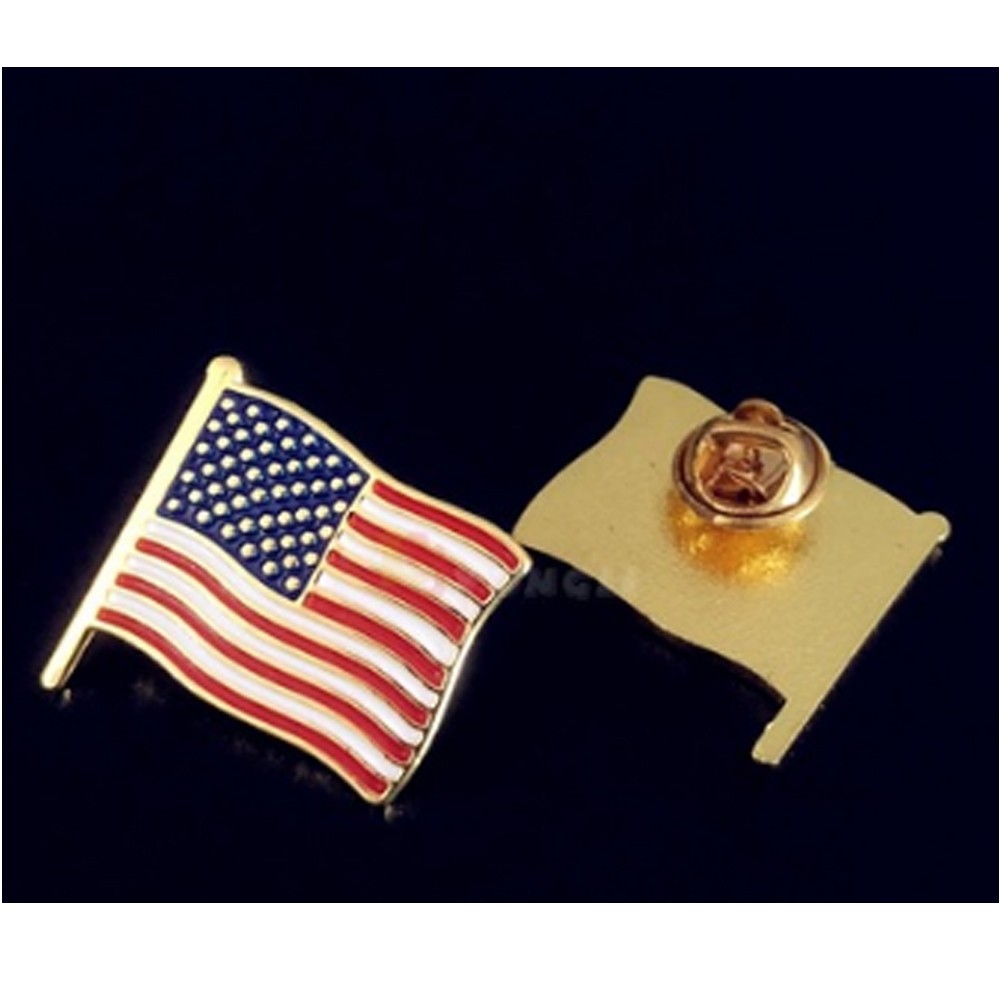 Usa Flag Flashing Pin 2