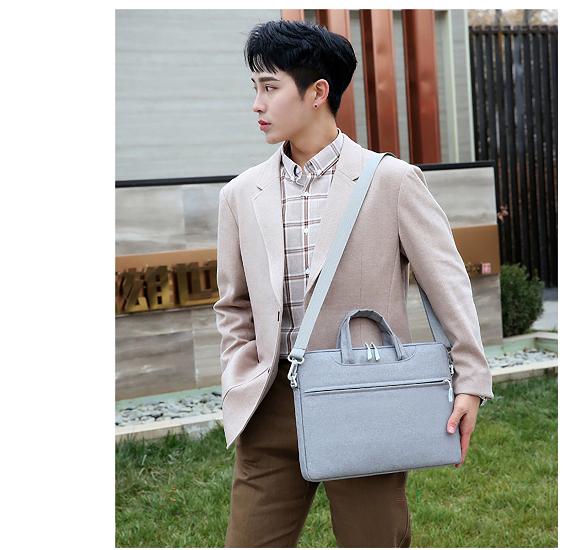 15.6 inch Laptop Shoulder Bag with Adjustable Shoulder Strap 21