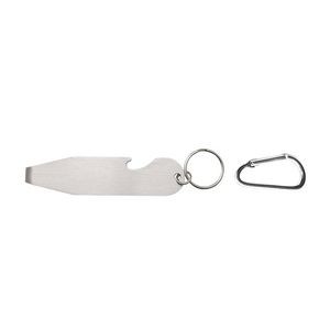2 In 1 Stainless Steel Bottle And Can Opener With Carabiner 9
