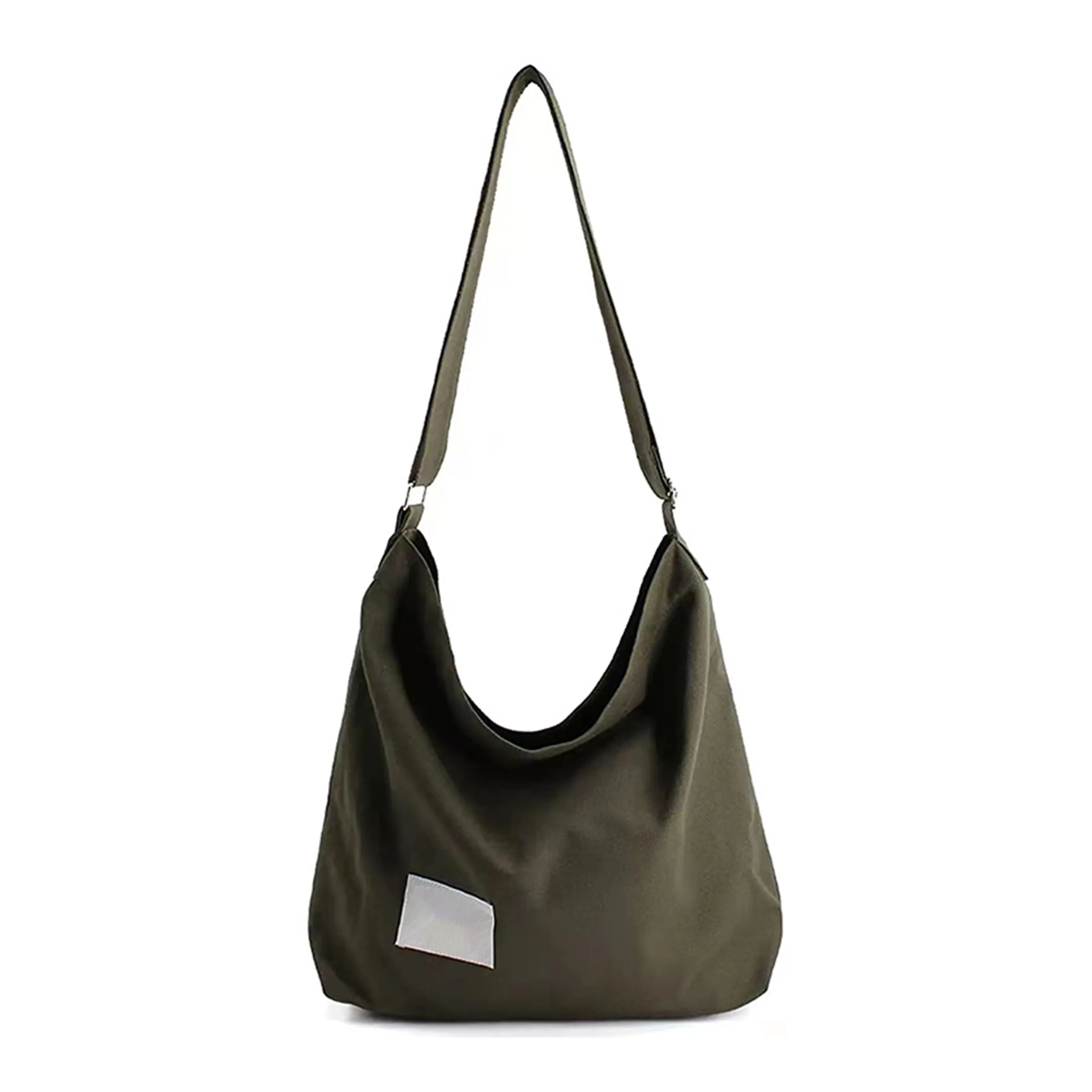 Retro Large Size Crossbody Canvas Shoulder Bag 5