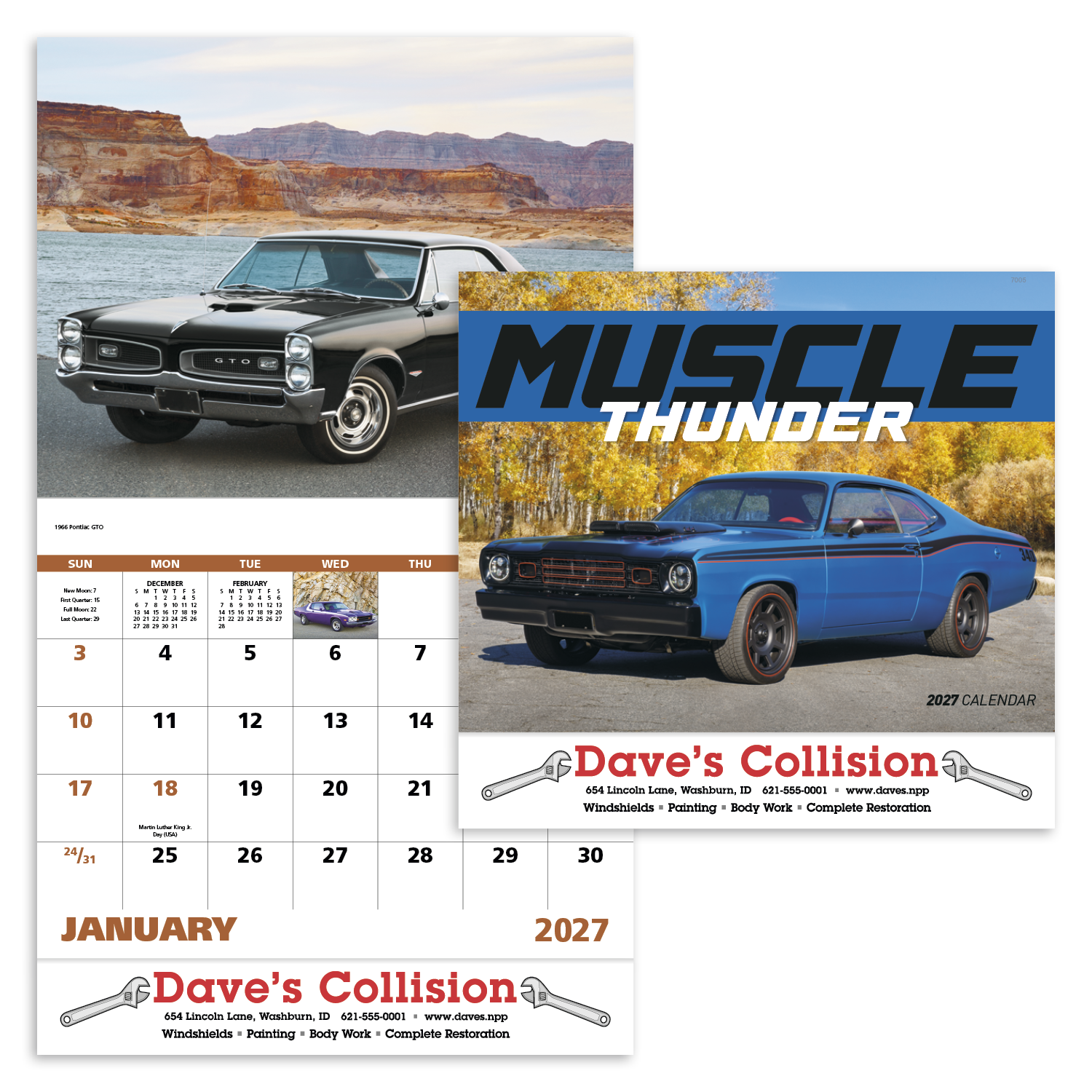 Good Value™ Muscle Thunder - Stapled Calendar 27
