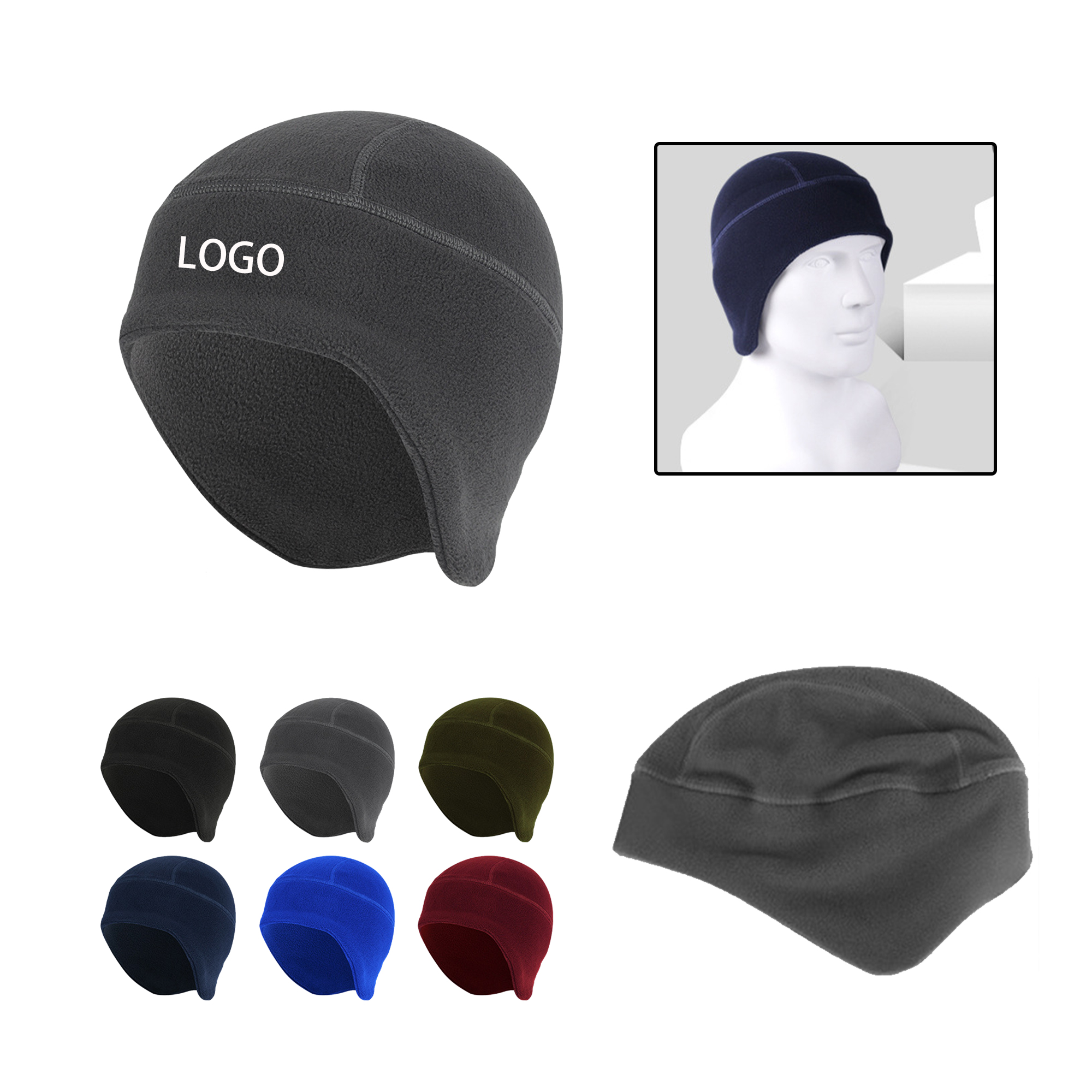 MOQ:10pcs Fleece Earflap Hat 3