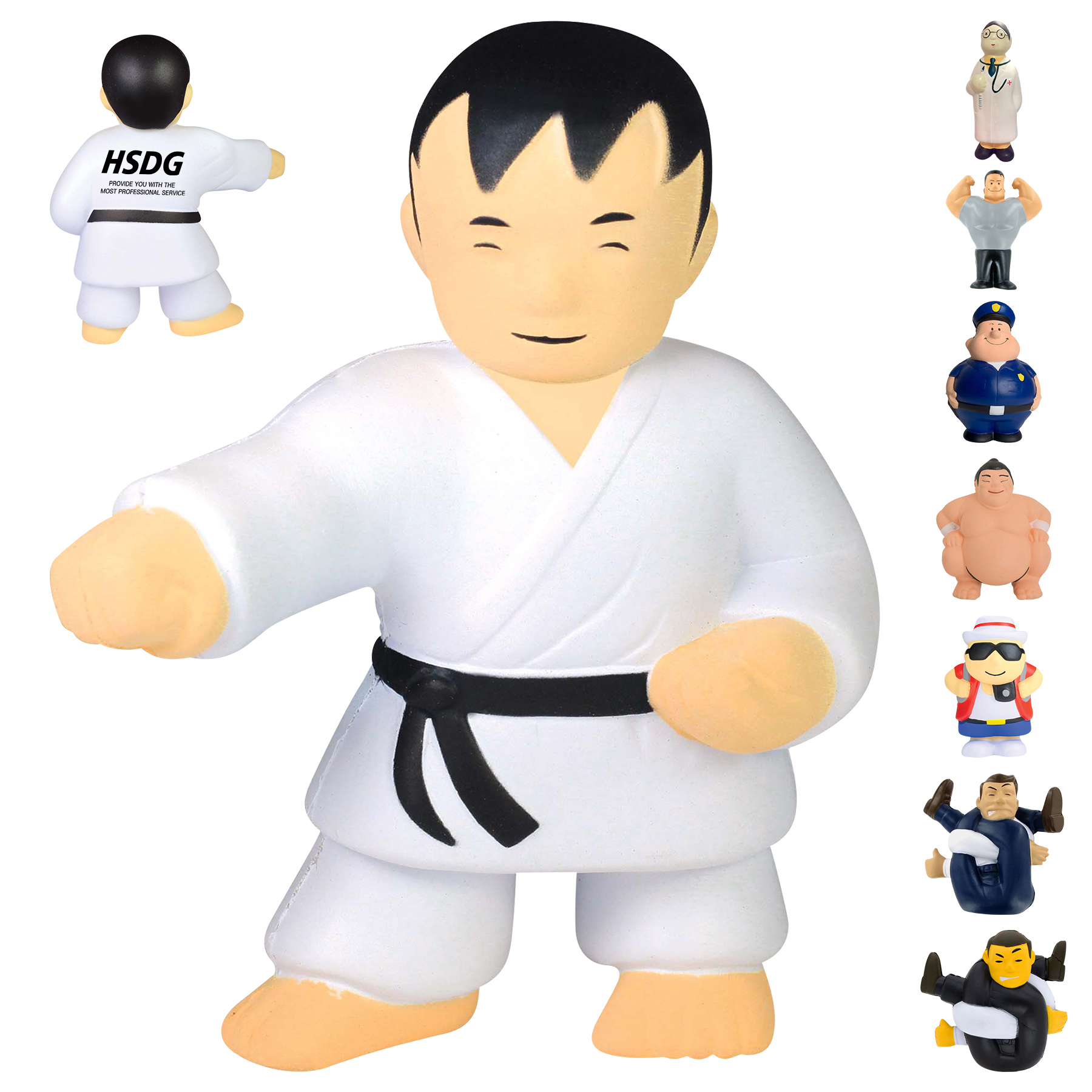 Karate-Shaped PU Stress Ball 5