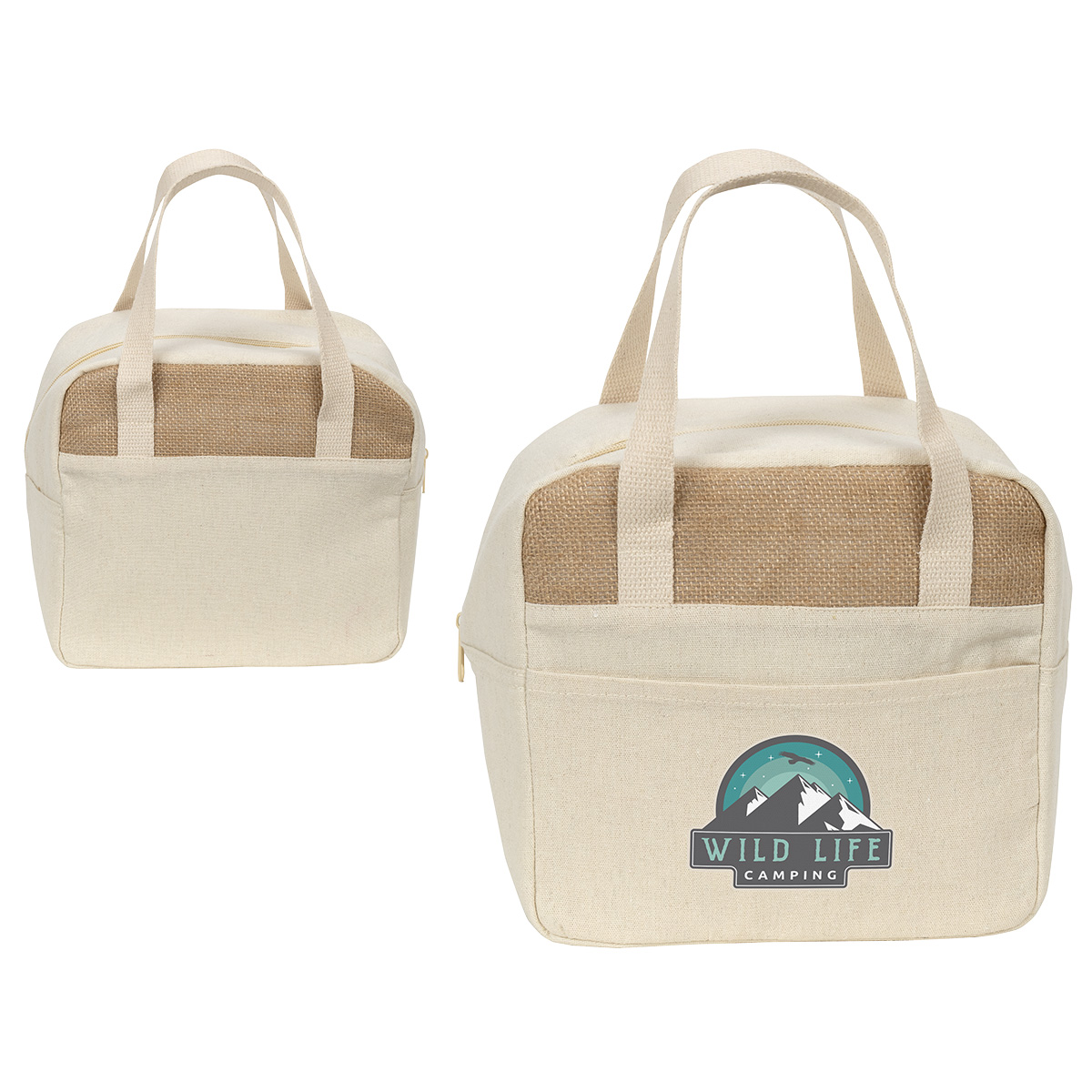 Savanna Jute & Recycled Cotton Cooler Bag 4
