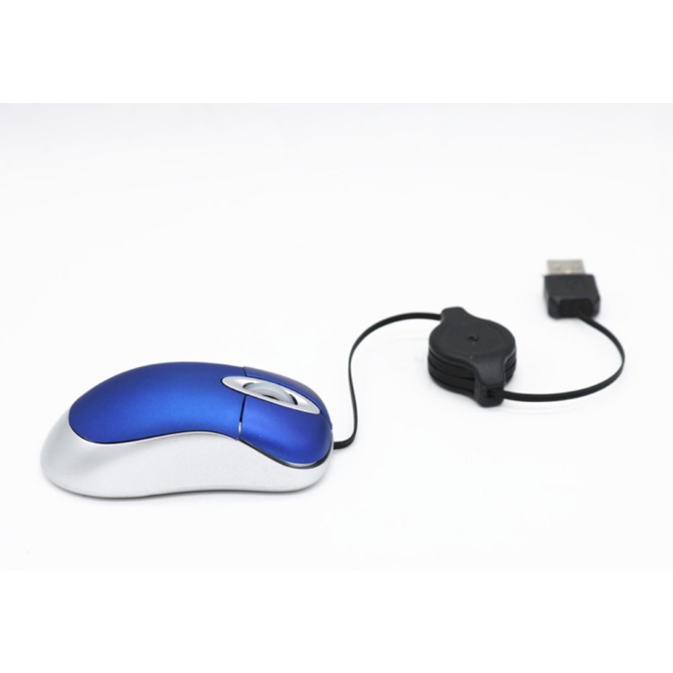 Mini Travel USB Optical Mouse / Retractable Cable 7
